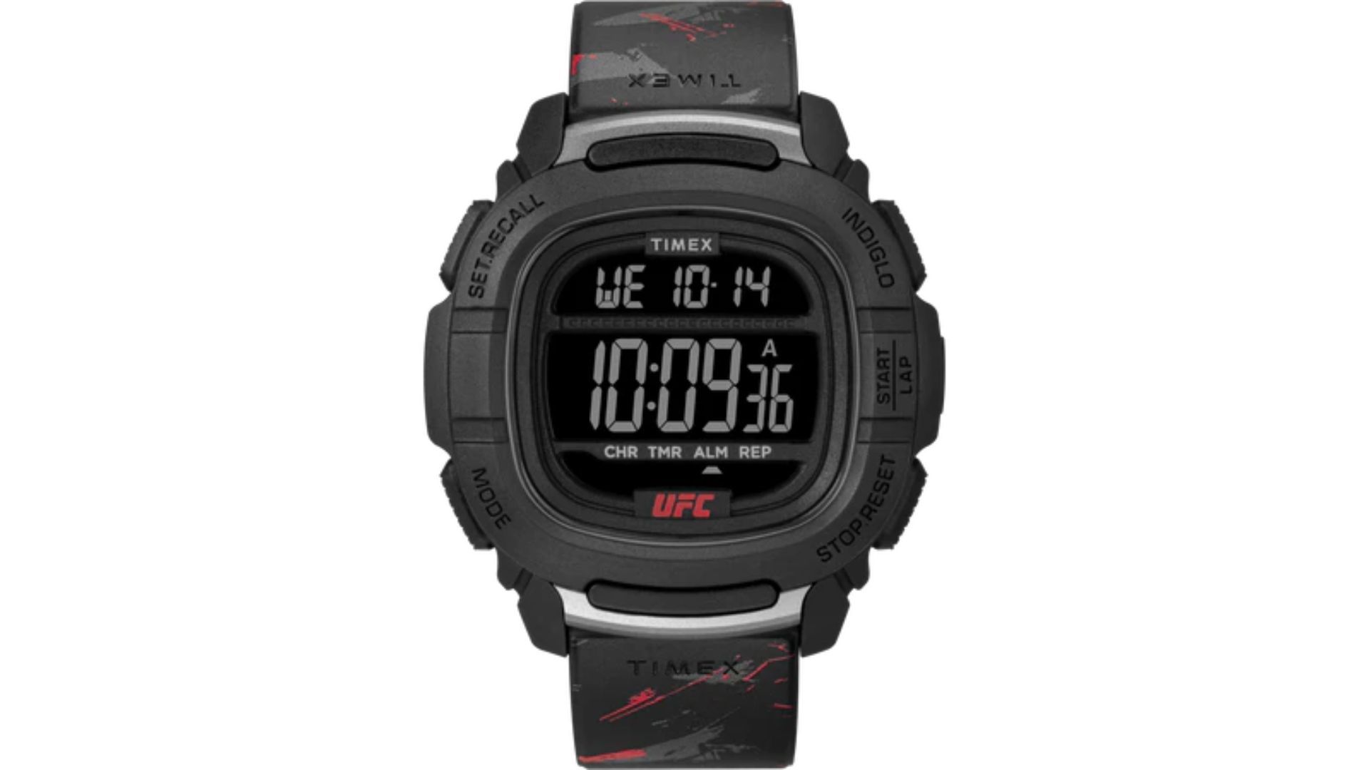 UFC Command Fight Week 47mm Resin Strap Watch (Image via Timex)