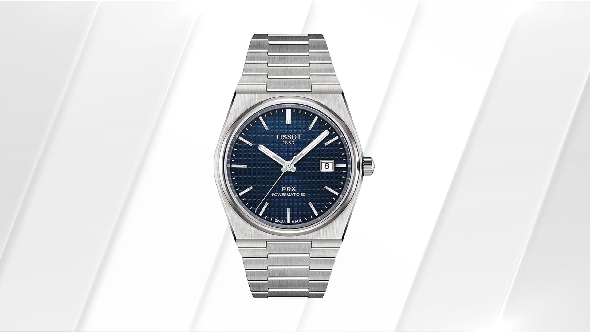 Tissot Men&rsquo;s PRX Blue Dial Watch (Image via Walmart)