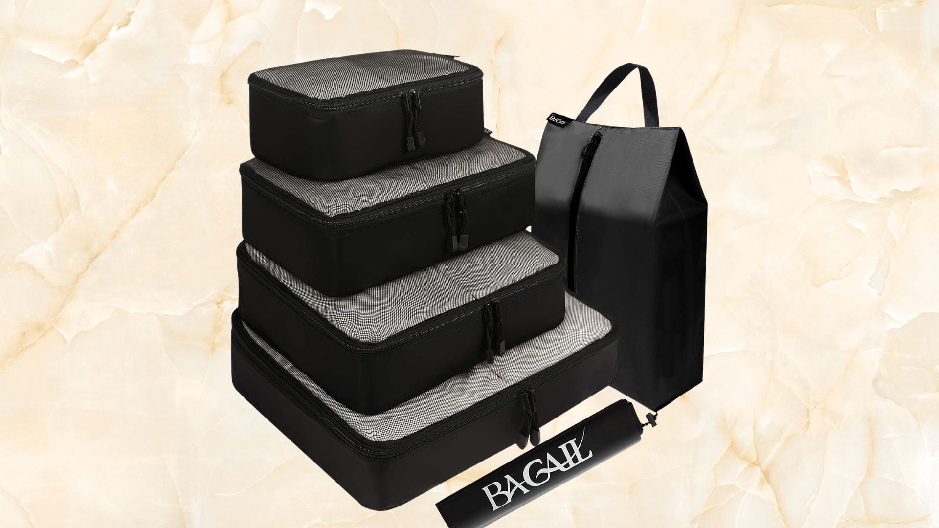 BAGAIL 6 Set Packing Cubes (Image via Amazon)