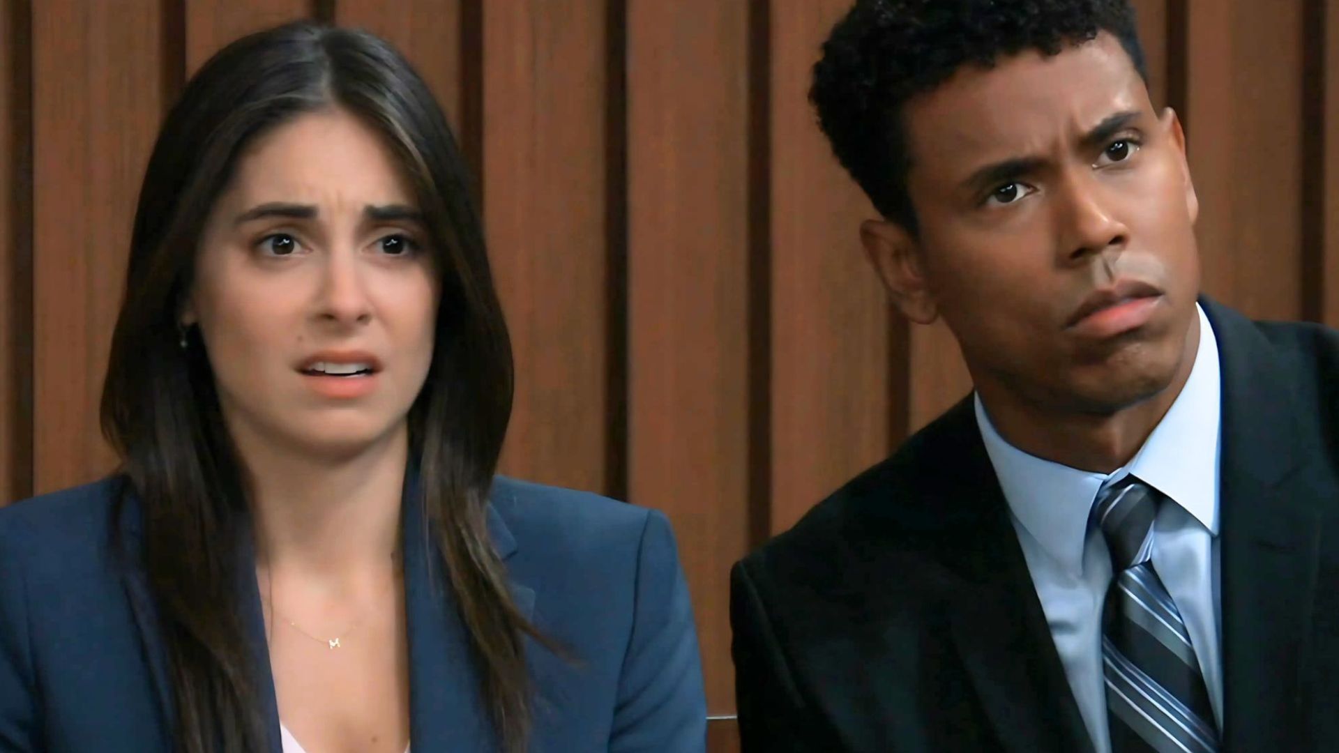 Molly and TJ listen to Kristina in disbelief | Image Source: ABC