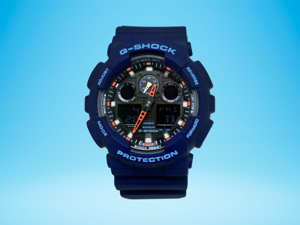 Casio GA100L-2A Military Colored Layered Band (Image via Walmart)