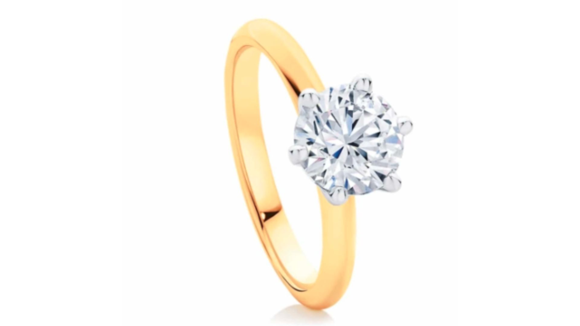 Elegance Diamond Solitaire Ring (Image via Larsen)