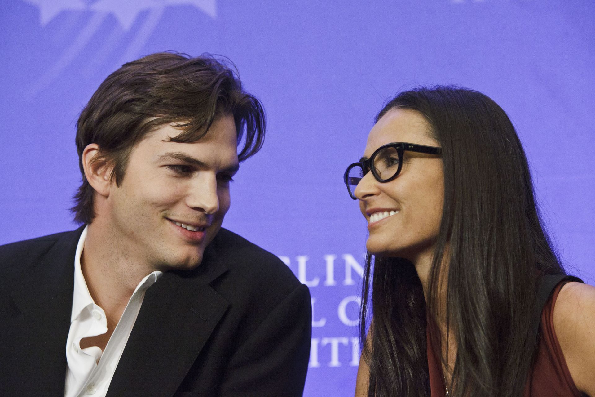 Demi Moore and Ashton Kutcher (Photo by James Leynse/Corbis via Getty Images)