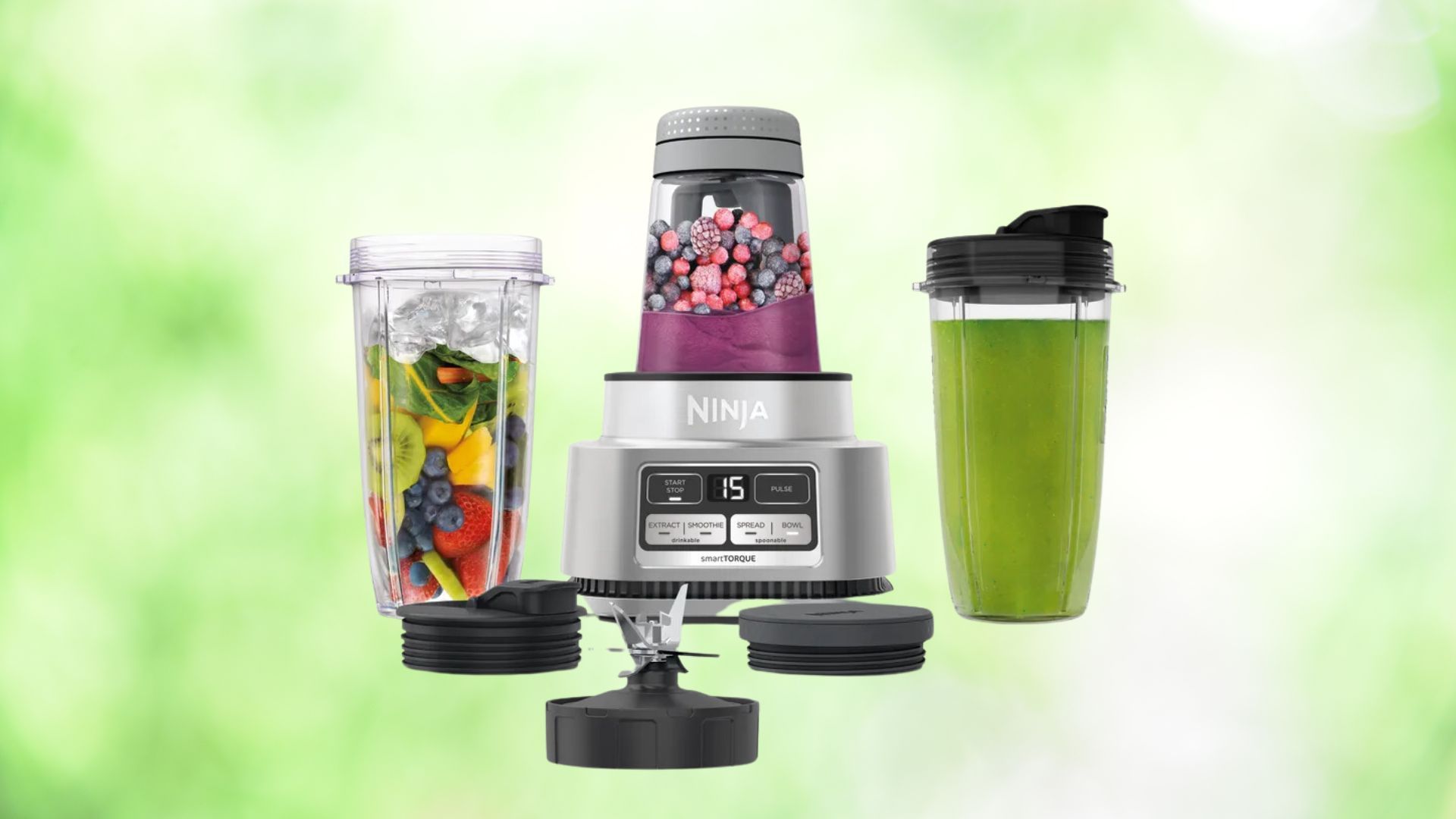 Ninja&reg; Foodi&reg; Smoothie Bowl Maker and Nutrient Extractor* 1200WP 4 Auto-iQ&reg; (Image via Ninja)