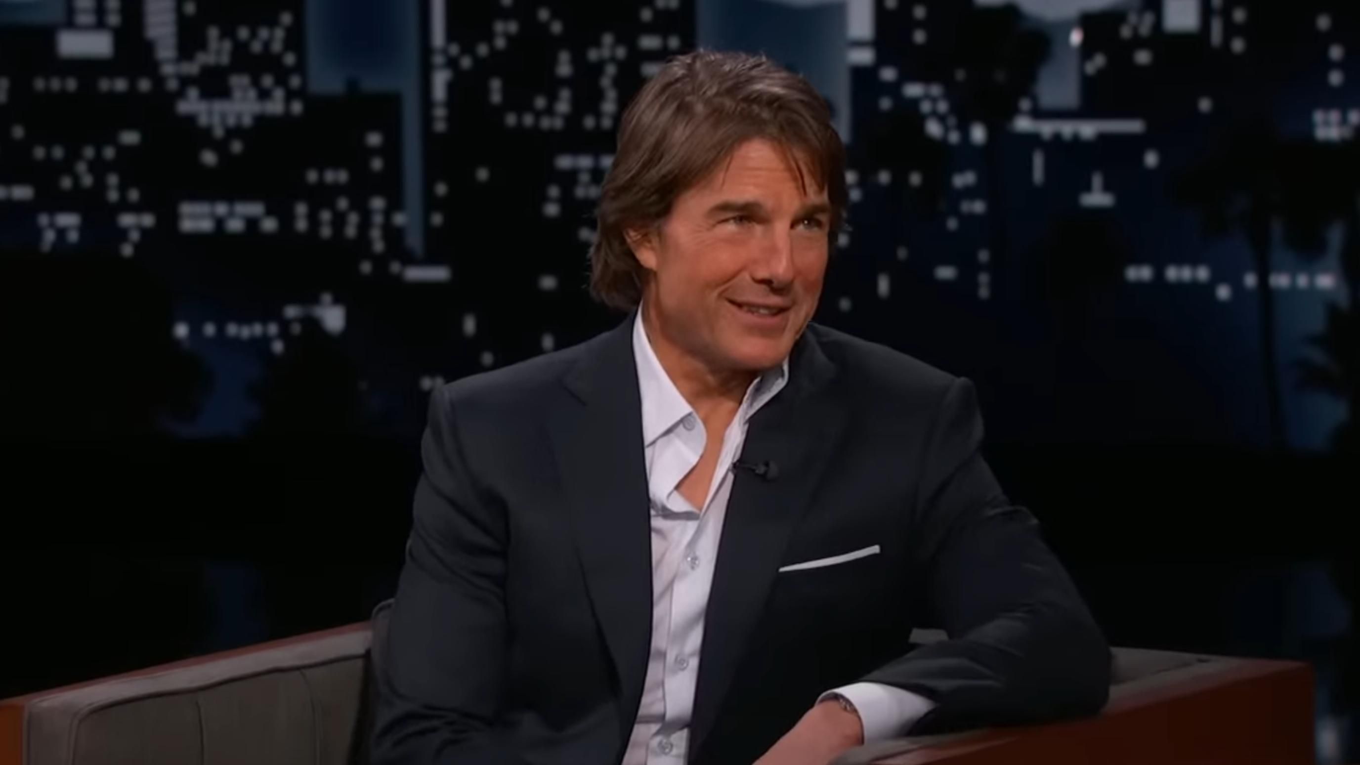 Tom Cruise | Image Source: Jimmy Kimmel Live via YouTube