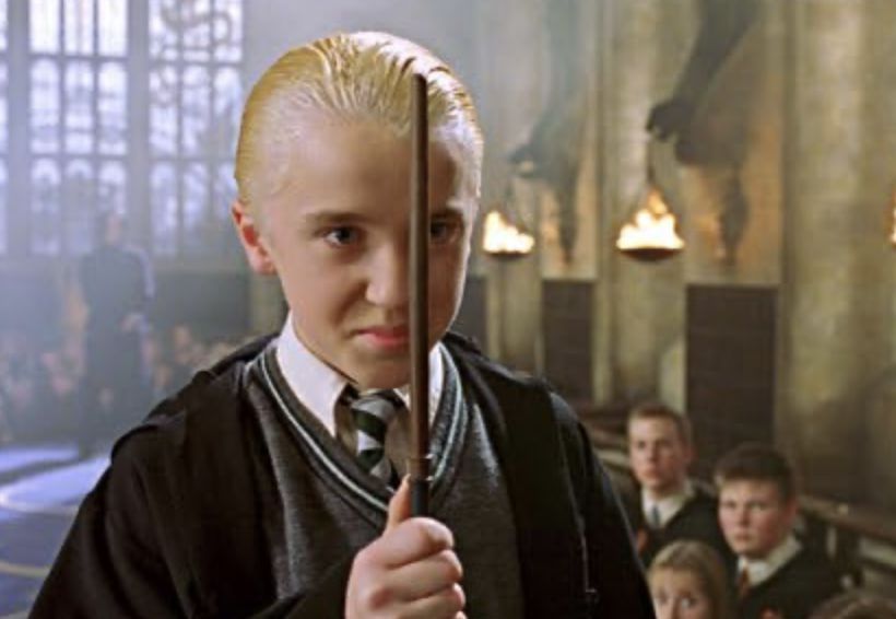 Tom Felton as Draco Malfoy in Harry Potter and the Chamber of Secrets, source: Warner Bros.