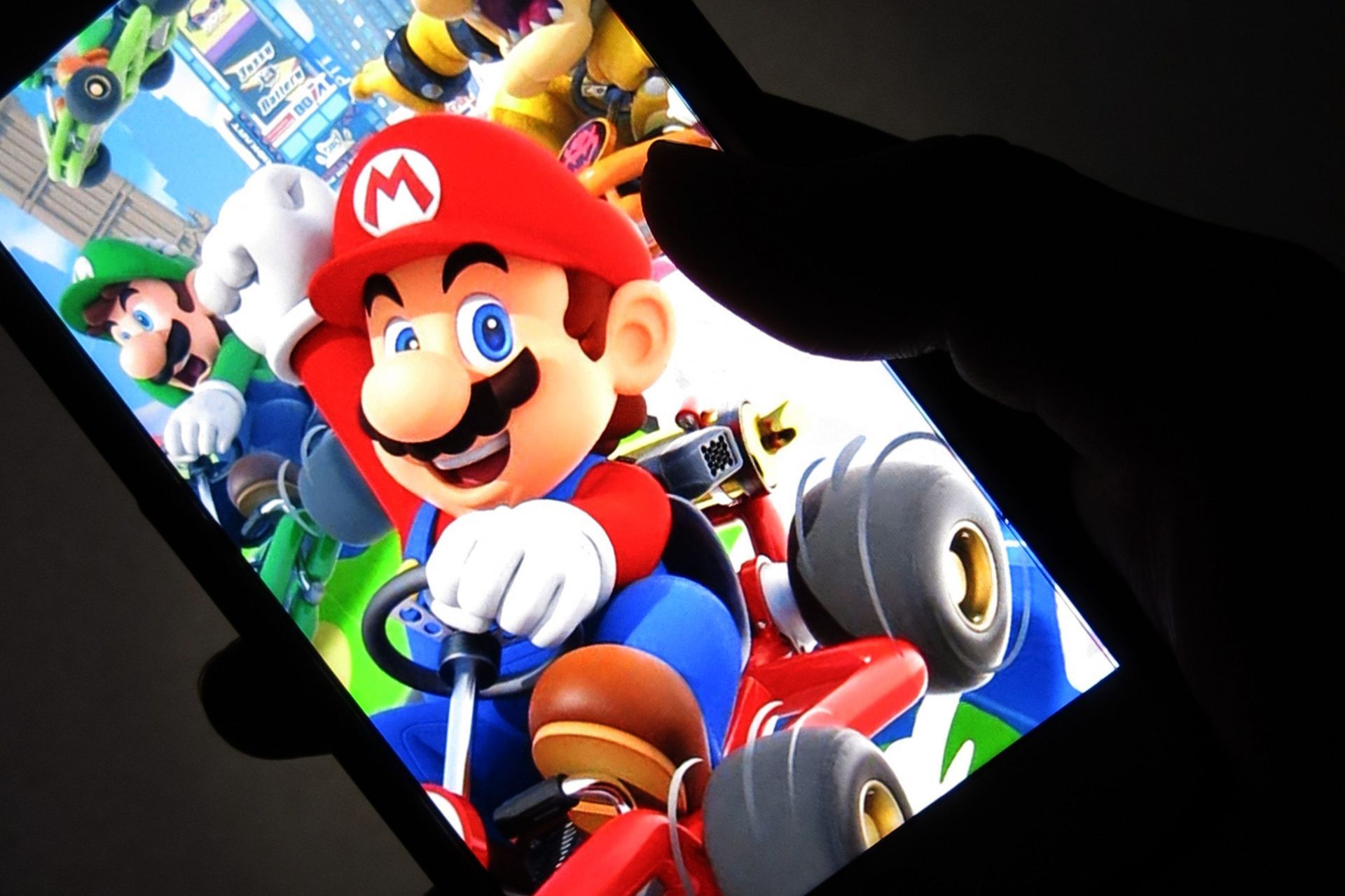 Would you like to buy the Mario Kart collectibles? (Photo by Hitoshi Yamada/NurPhoto via Getty Images)