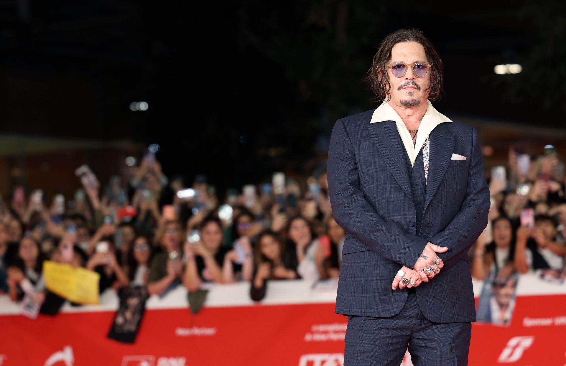 &quot;Mod&igrave; &ndash; Three Days On The Wing Of Madness&quot; - Red Carpet - The 19th Rome Film Festival - Source: Getty