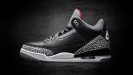 Air Jordan 3 “Black Cement” (Image via Nike)