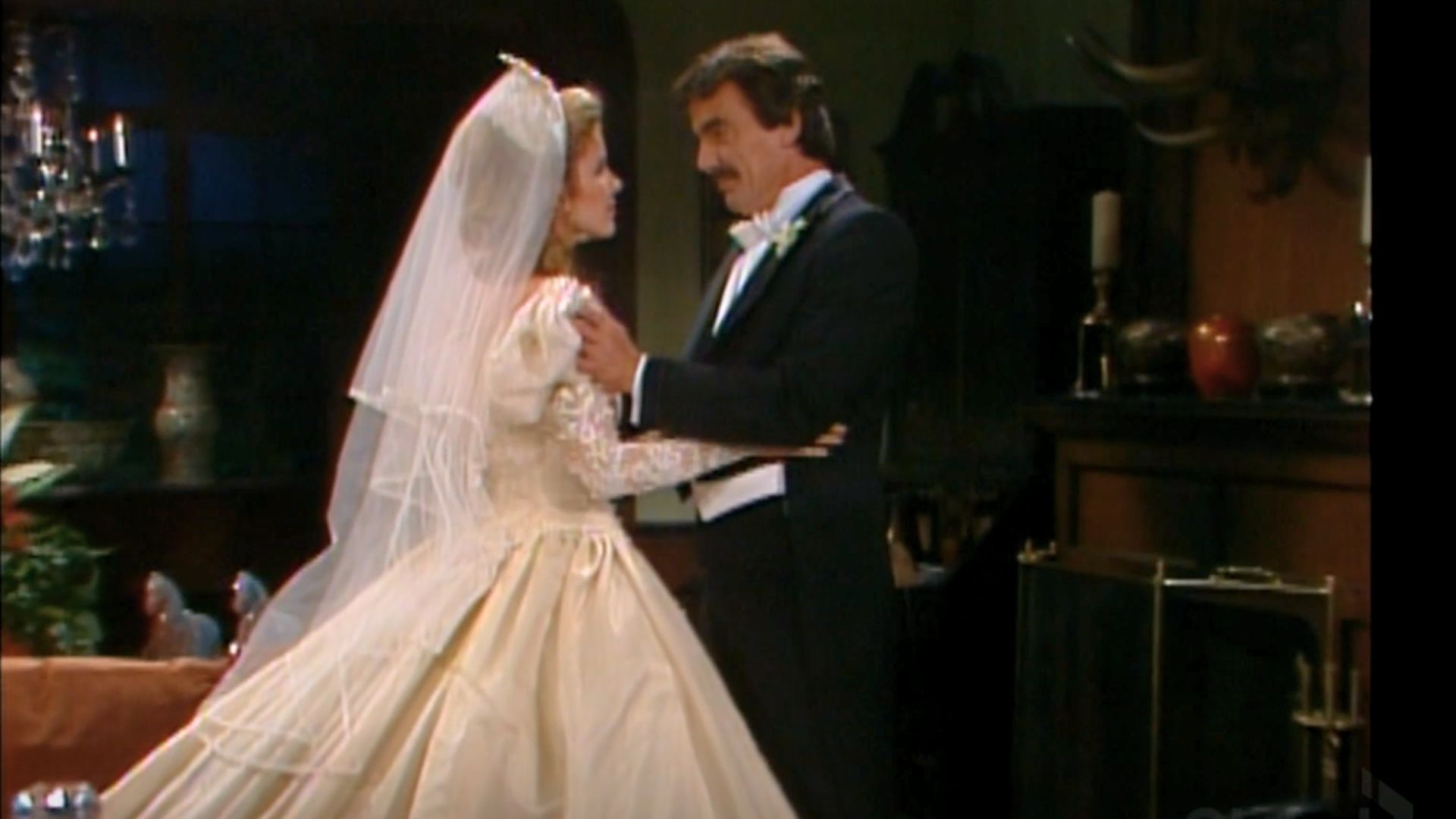 Nikki and Victor&#039;s first wedding | Image source: CBS