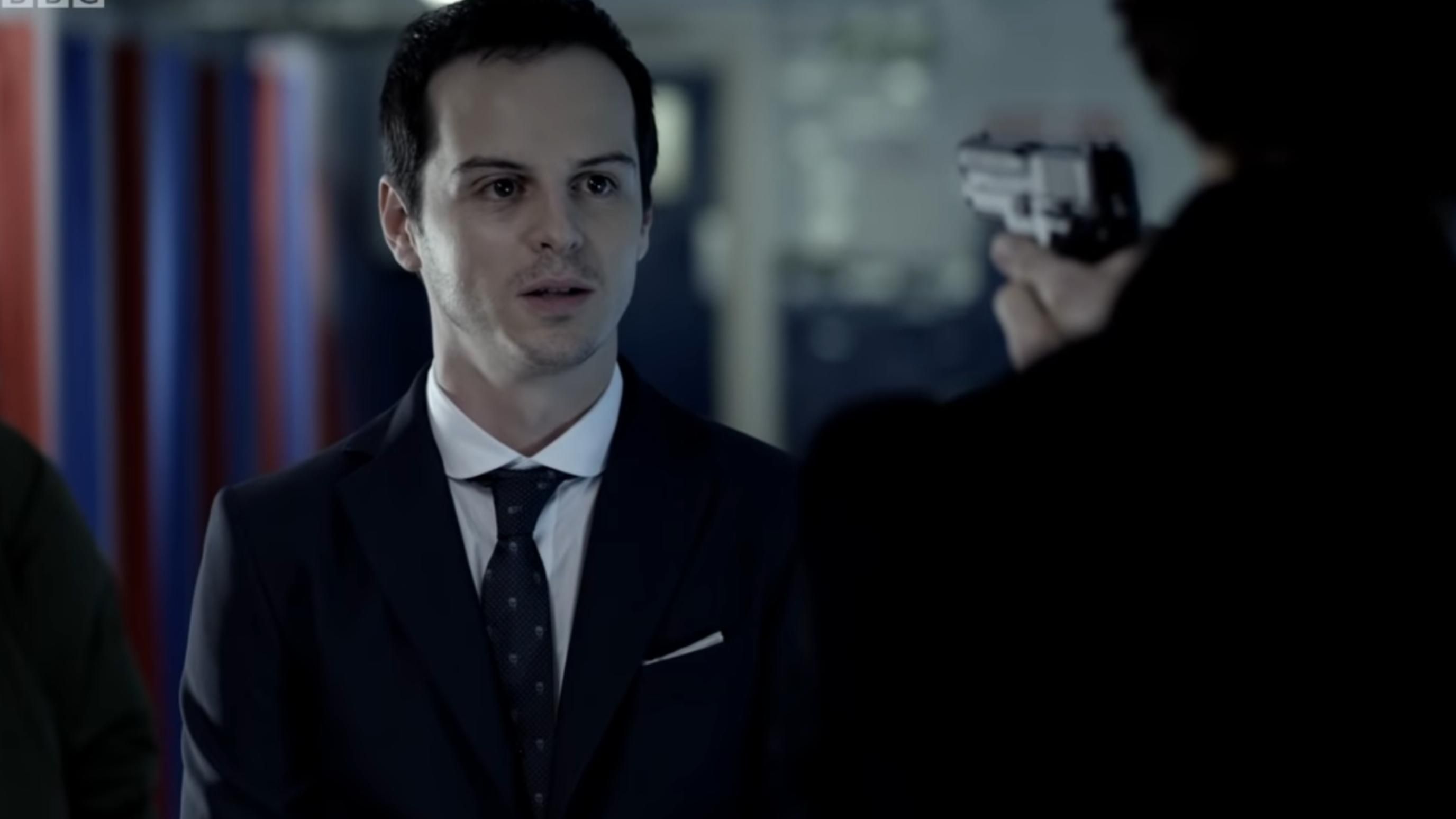 Jim Moriarty from Sherlock | Image Source: Netflix (BBC Studios)