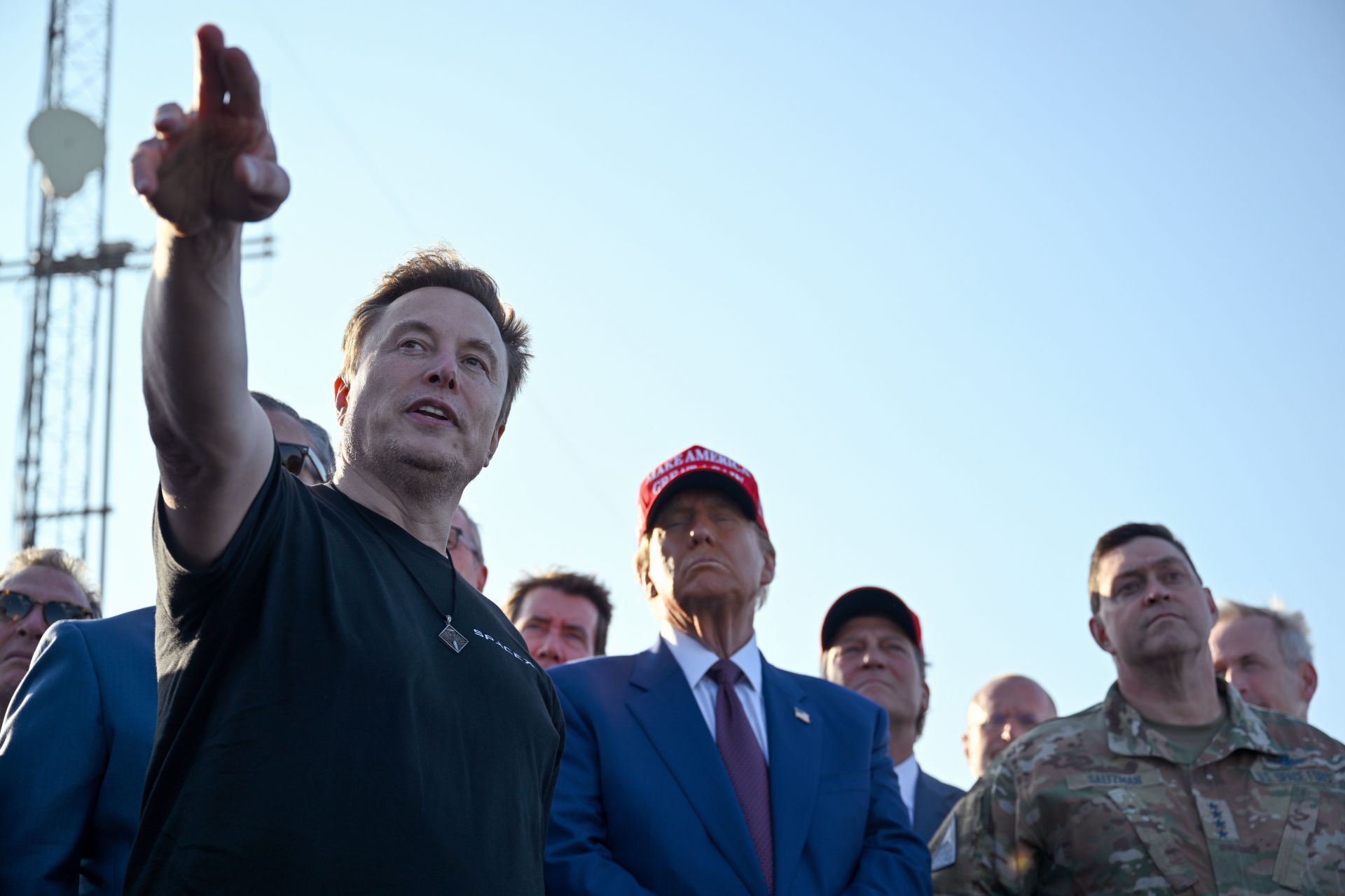 Donald Trump Watches SpaceX Launch Its Sixth Test Flight Of Starship Spacecraft - Source: Getty