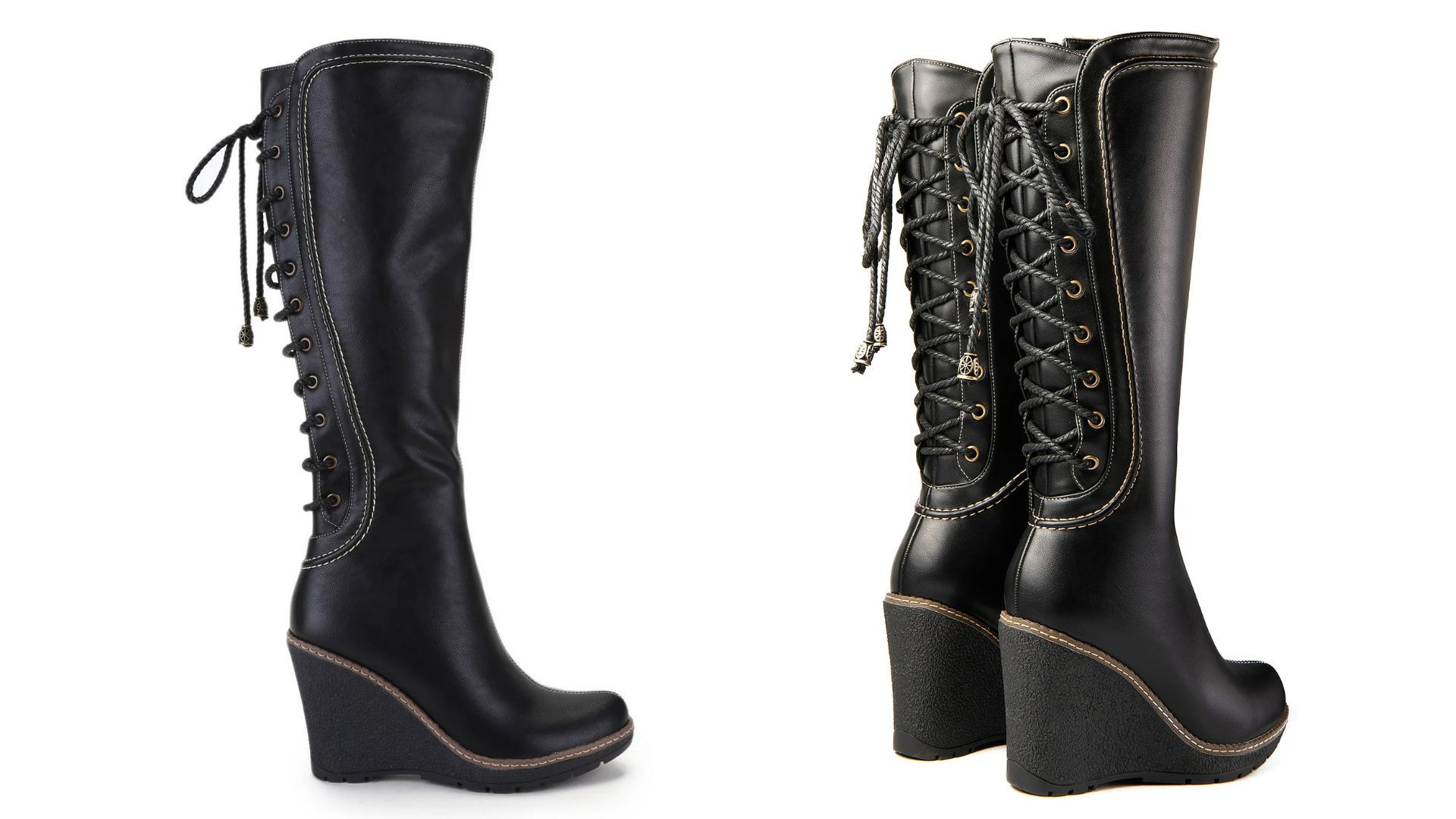 Ferwind Knee-High Boots (Image via Walmart)