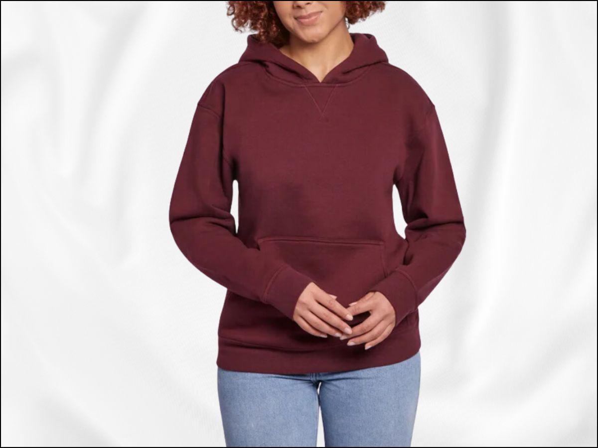 Kirkland signature ladies&#039; heavyweight fleece hoodie (Image via Costco)