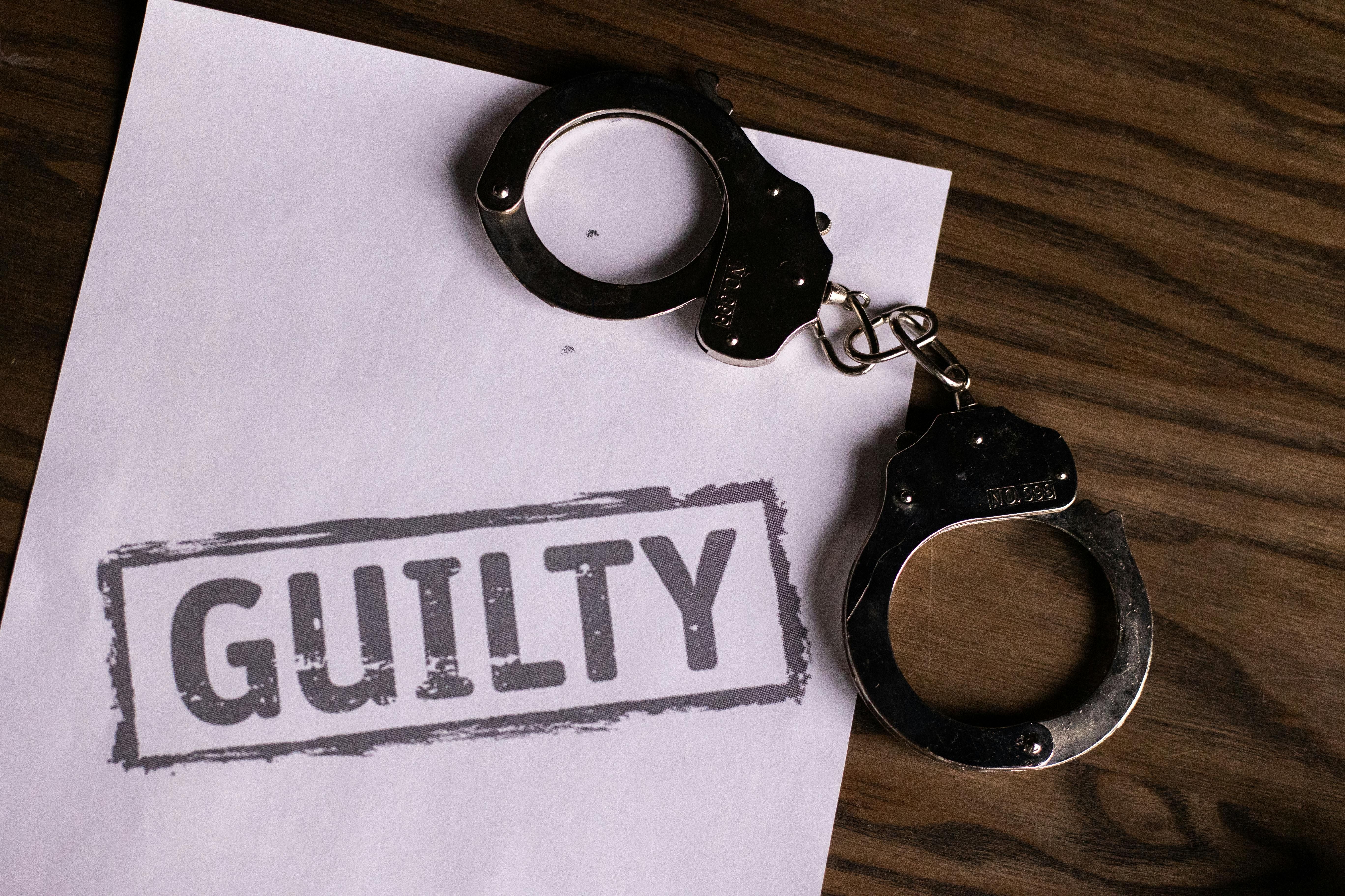 &quot;Proved guilty&quot; (Image via Katrin  Bolovtsova / Pexels)