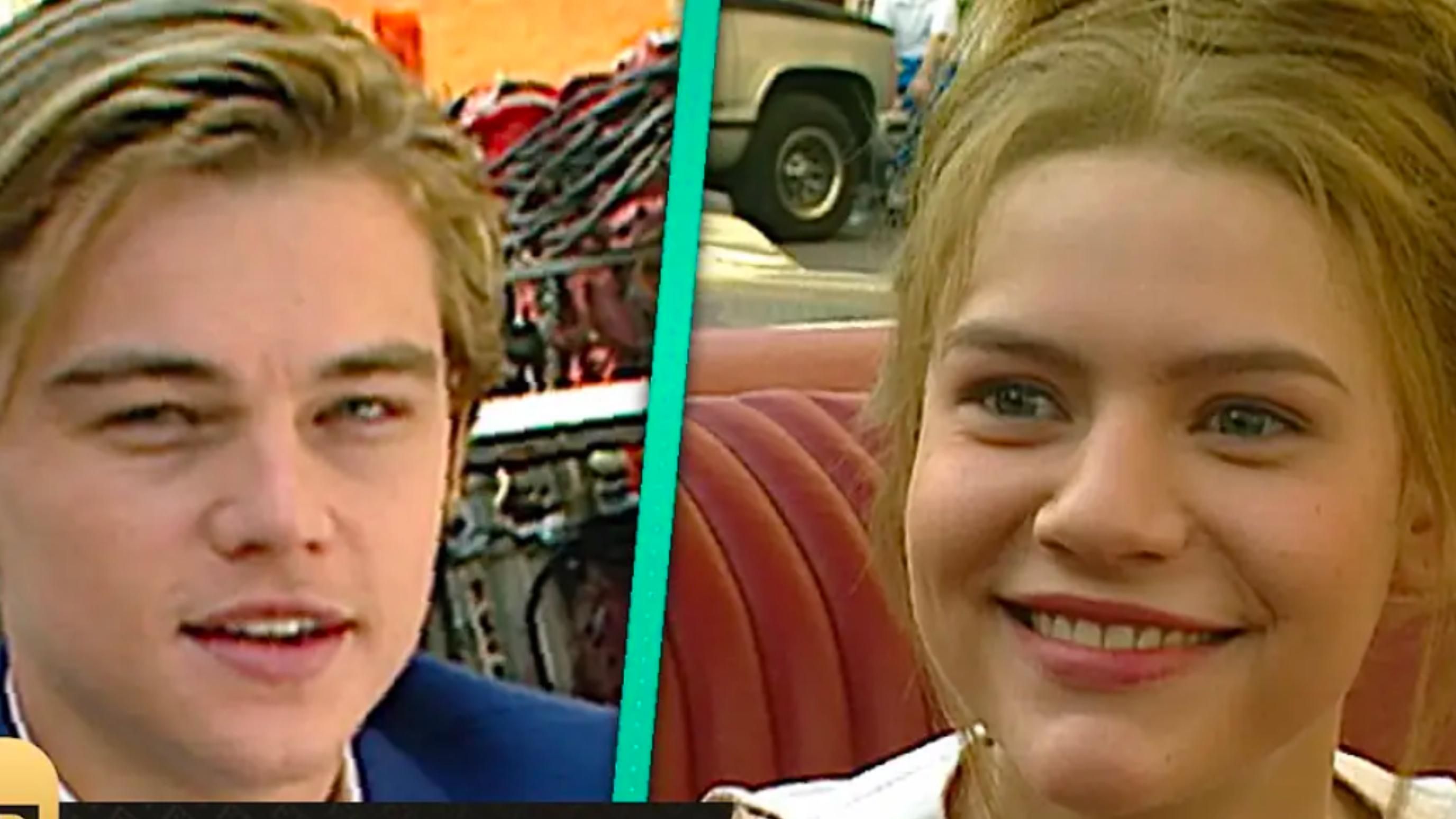 Leonardo Dicaprio &amp; Claire Danes | Image Source: Entertainment Tonight via YouTube