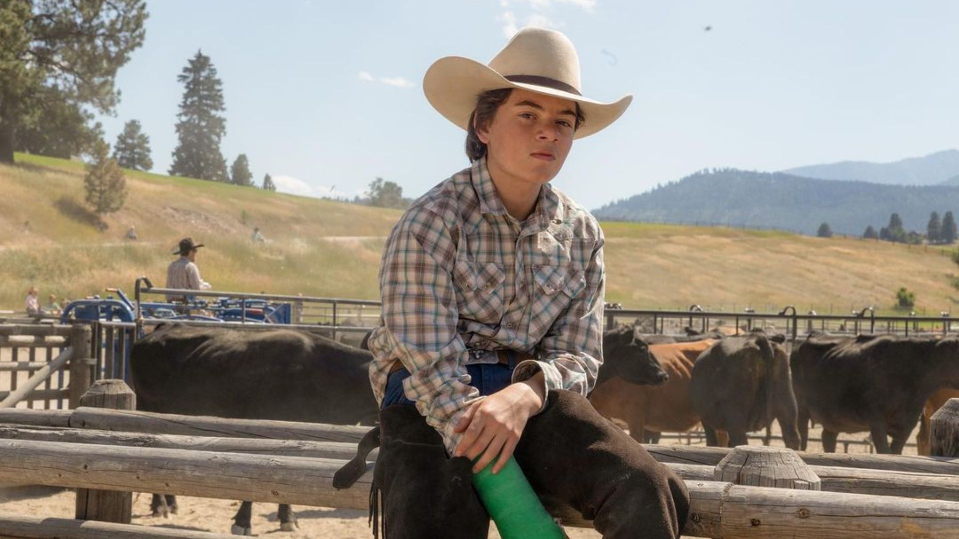 Brecken Merrill as Tate Dutton on Yellowstone (image via Instagram/@breckenmerrill)