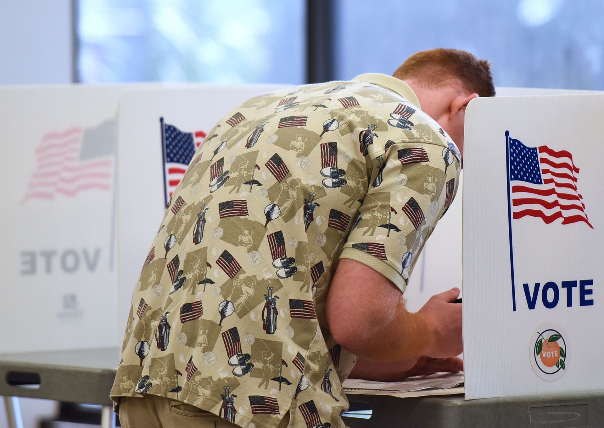 Voters submit vote-by-mail ballots in Orlando, Florida - Source: Getty