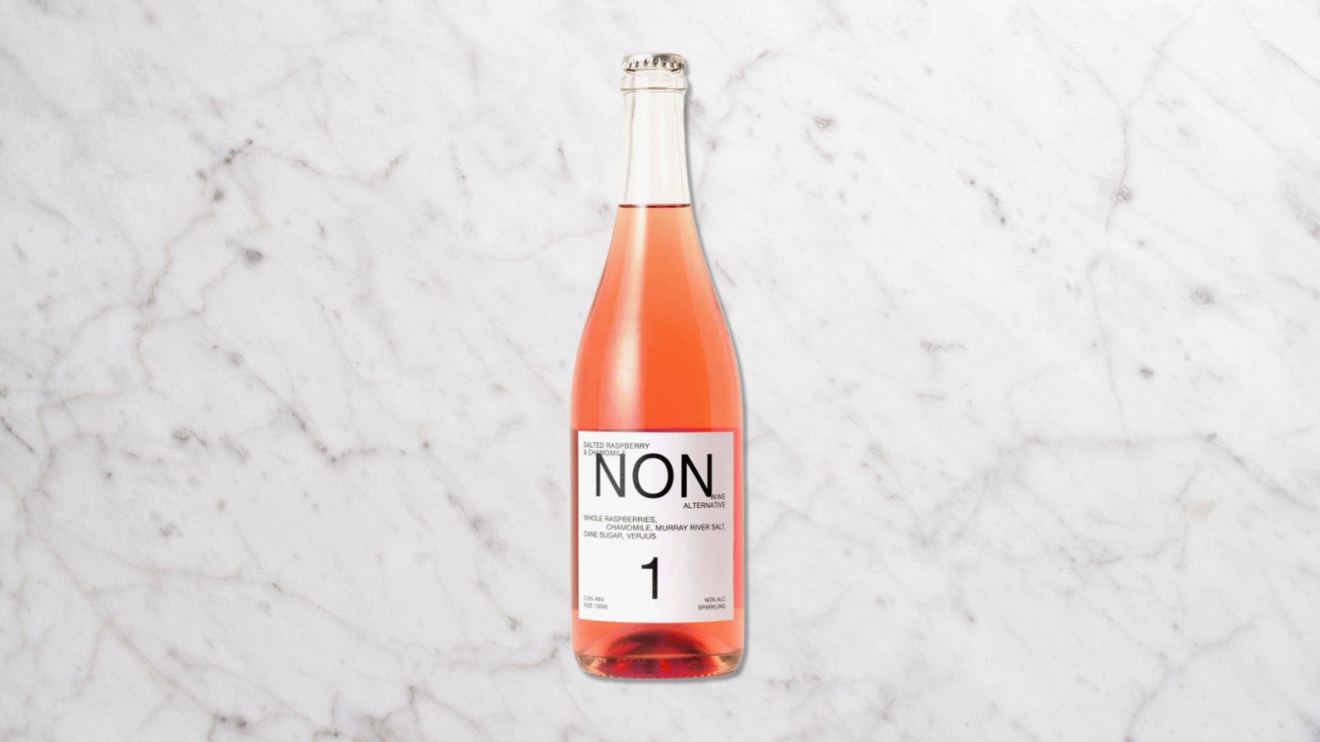 NON1 Salted Raspberry &amp; Chamomile Wine Alternative (Image via Non)