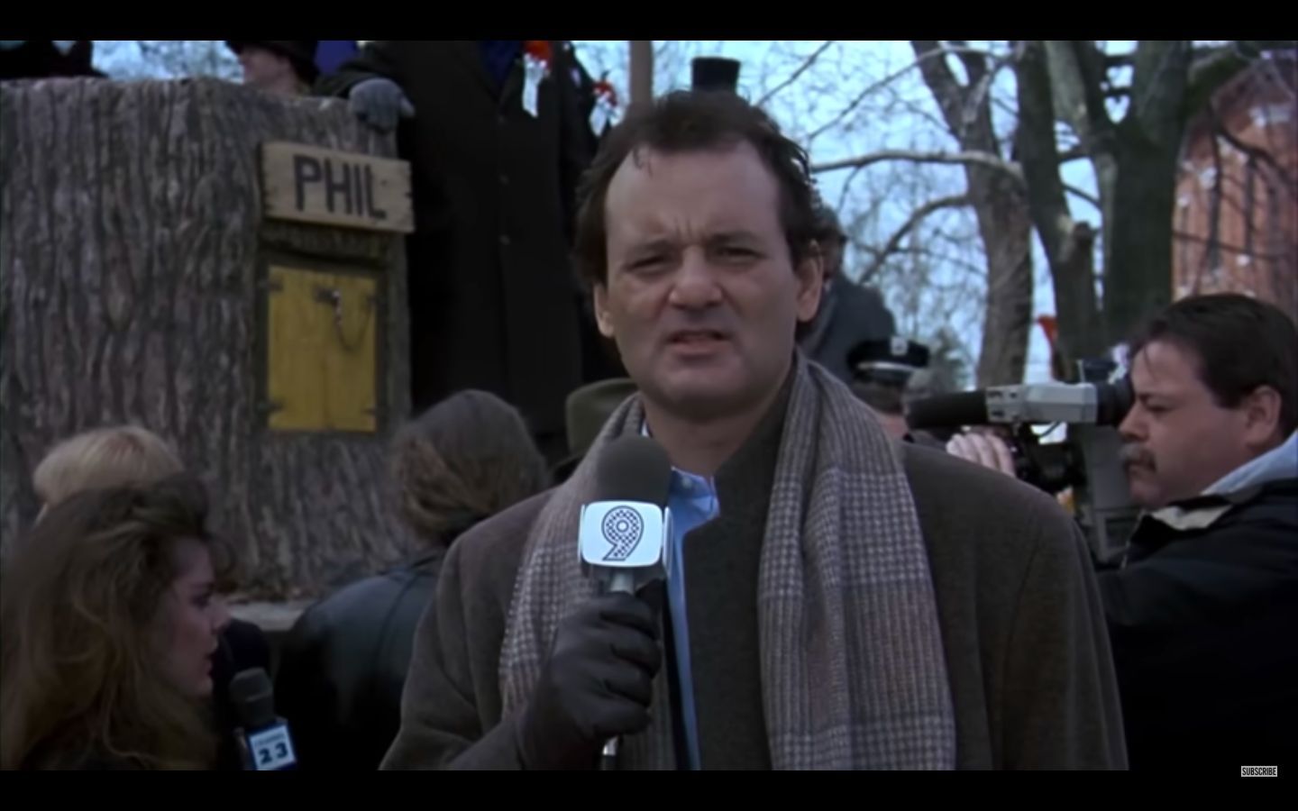 Still from Groundhog Day (Image via Rotten Tomatoes Classic Trailers)