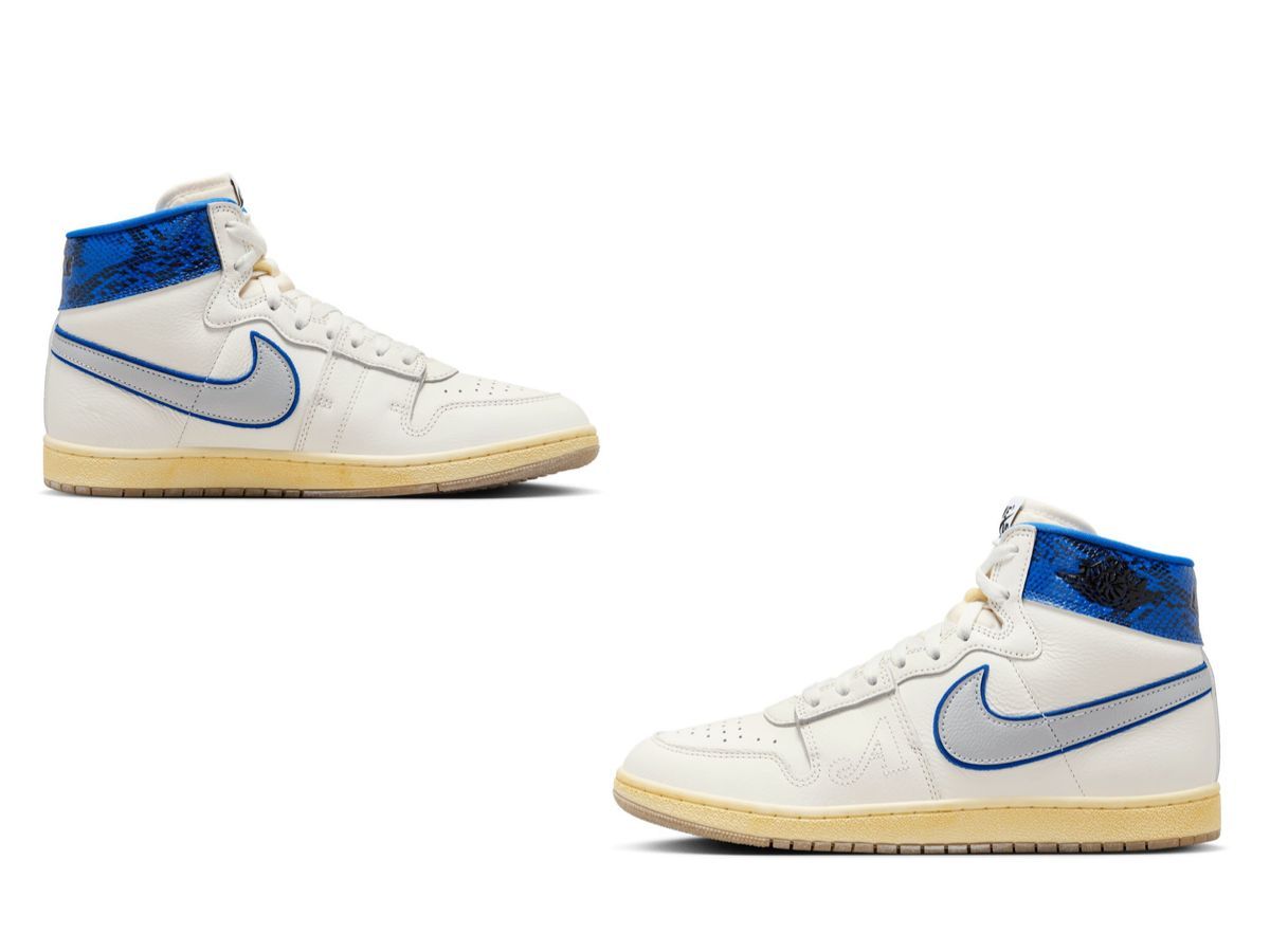 Awake NY x Nike Jordan Air Ship &quot;Game Royal&quot; sneakers (image via Nike)