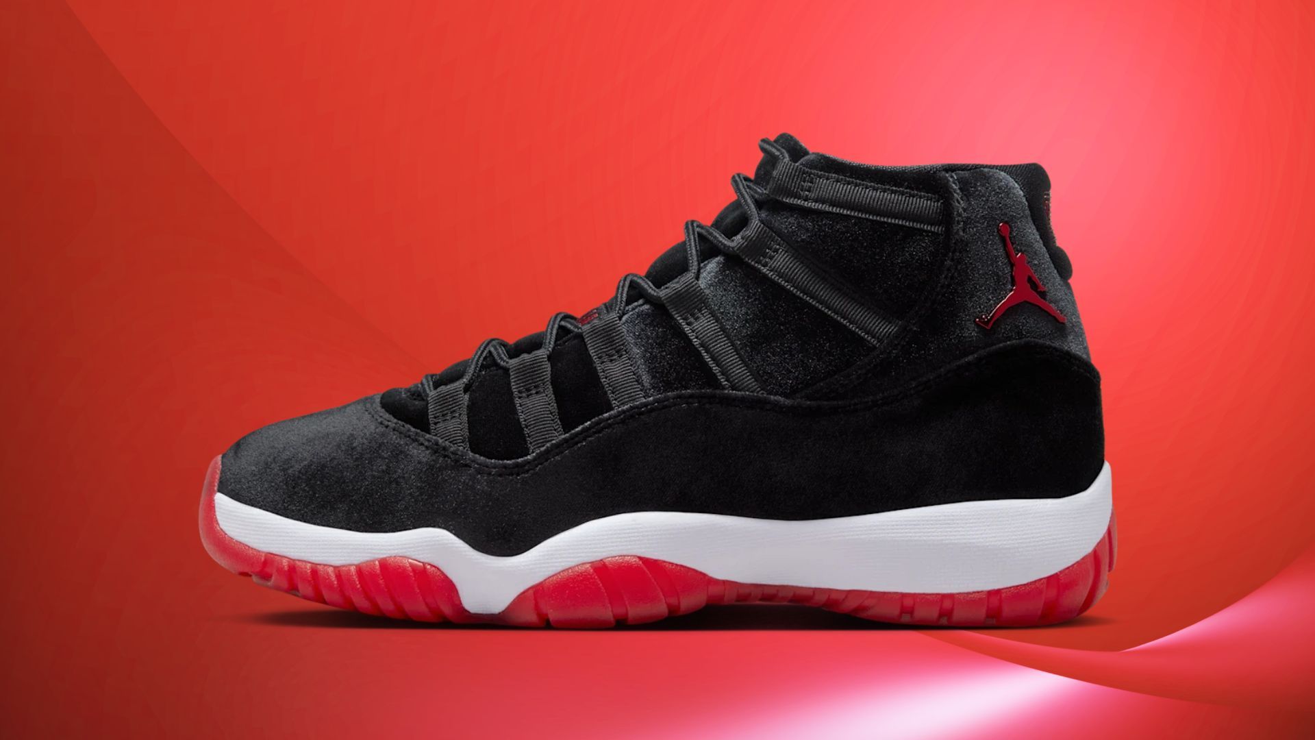 Air Jordan 11 &ldquo;Bred Velvet&rdquo; (Image via Nike)