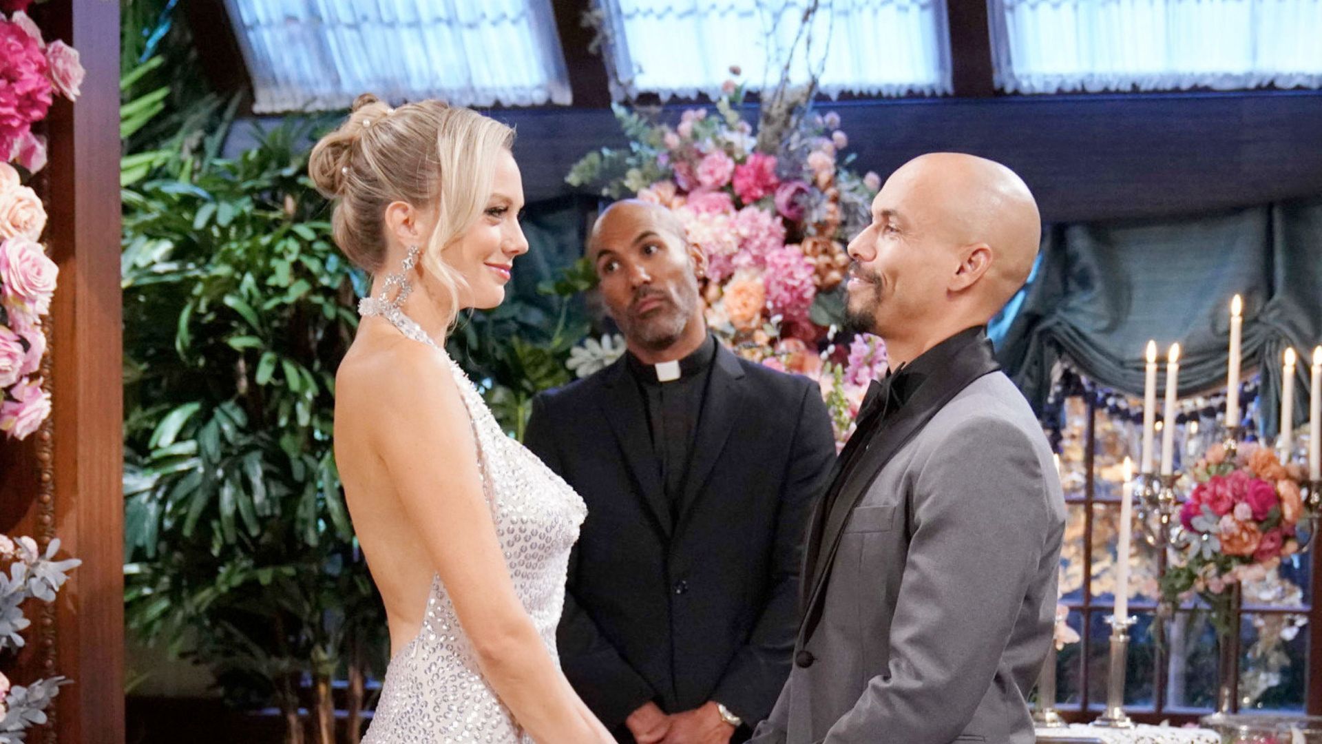 Abby and Devon&#039;s wedding on The Young and the Restless | Image source: JPI