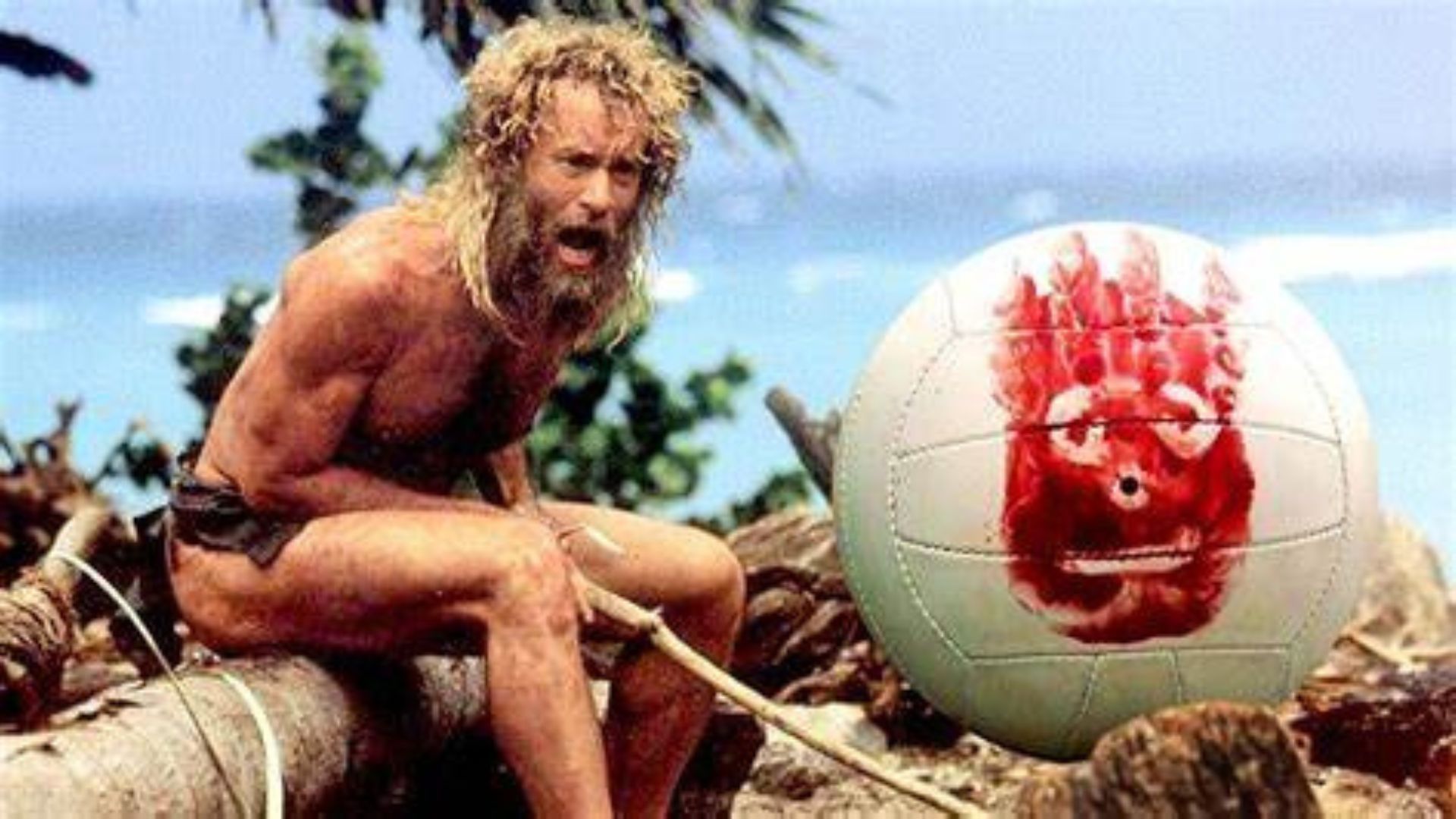 Tom Hanks in Cast Away | Image Source: Amazon Prime