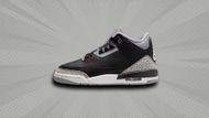 Air Jordan 3 Retro "Black Cement" Big Kids' Shoes (Image via Nike)