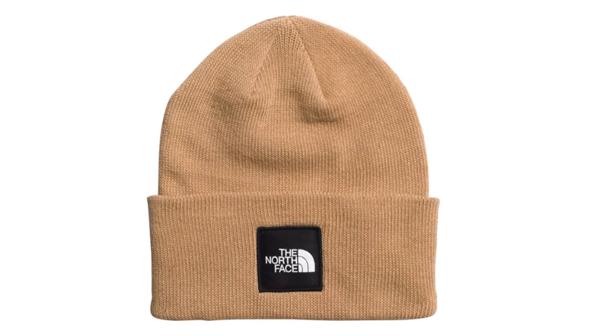 The North Face Big Box Beanie in Almond Butter (Image via REI)