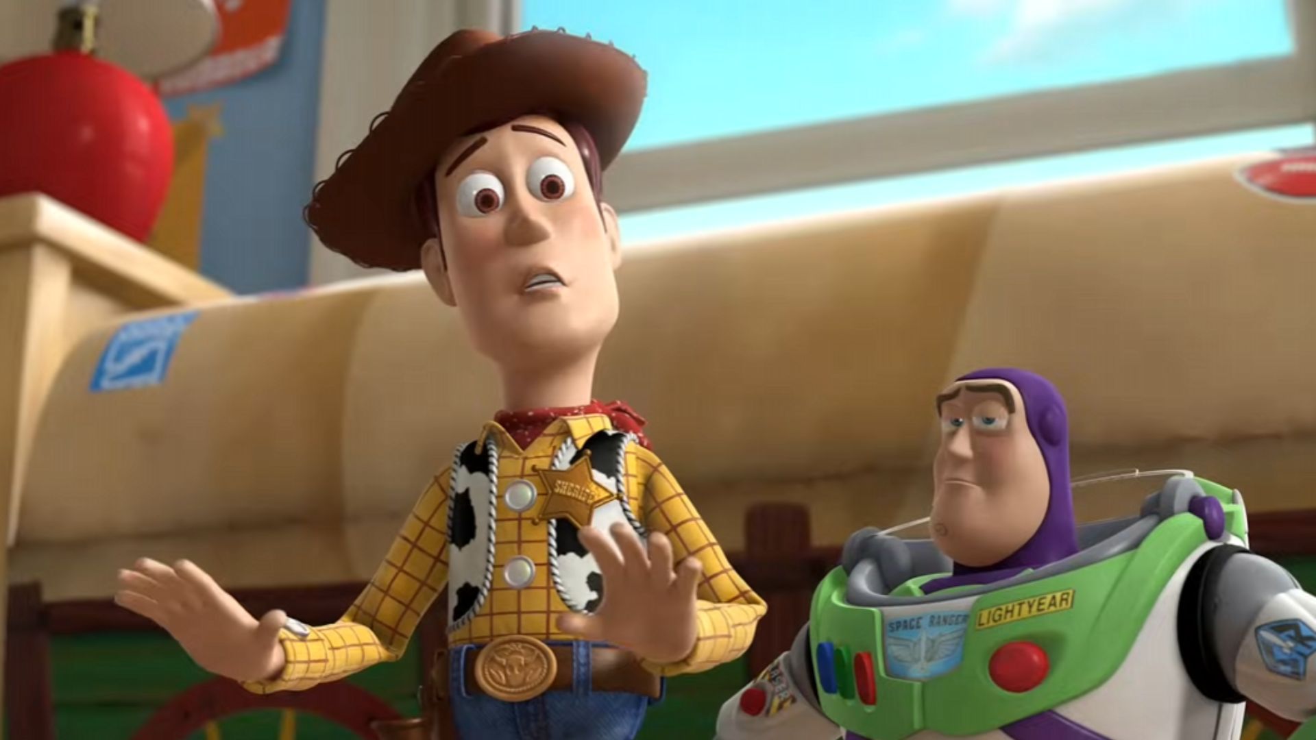 Woody and Buzz face yet another toy dilemma from the &quot;Toy Story 3&quot; / Image Source: Pixar