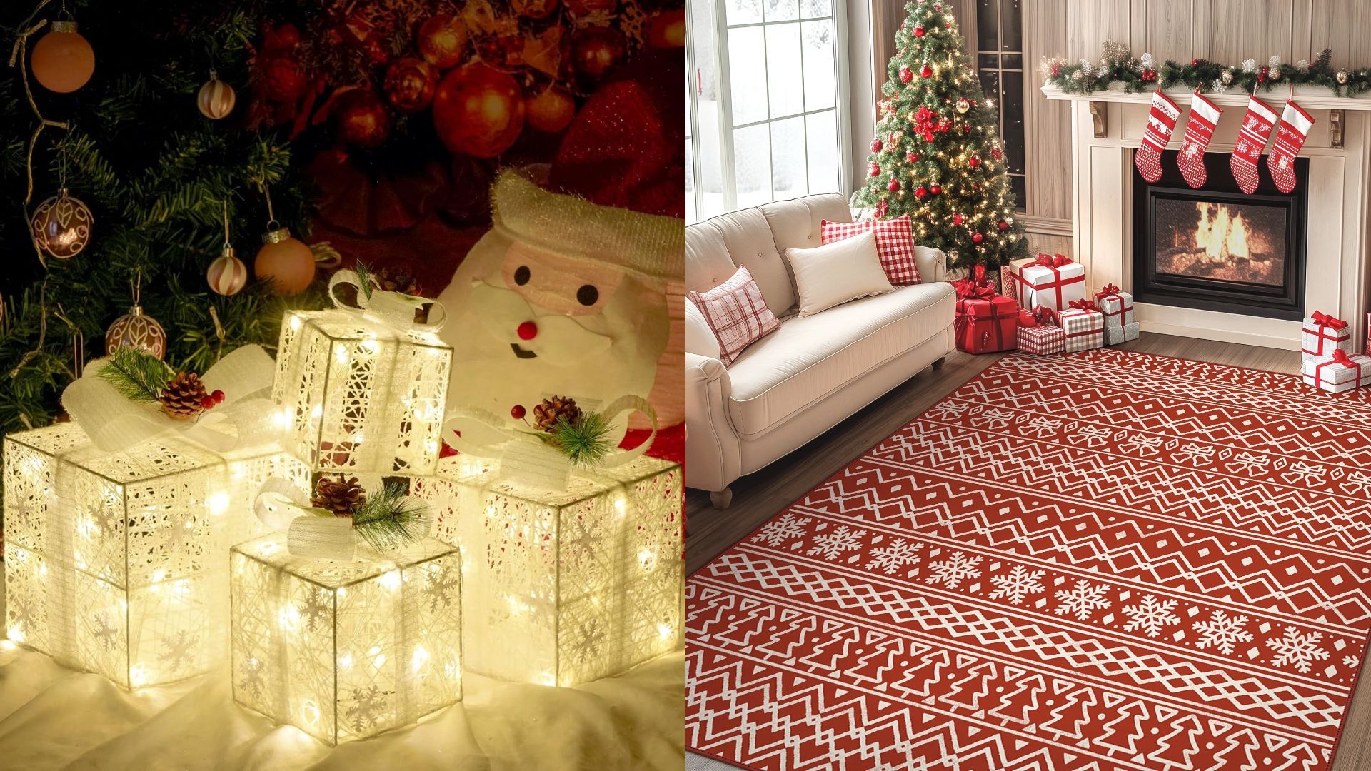 Holiday decor items - Black Friday (Image via Amazon, Walmart, Costco, Target)