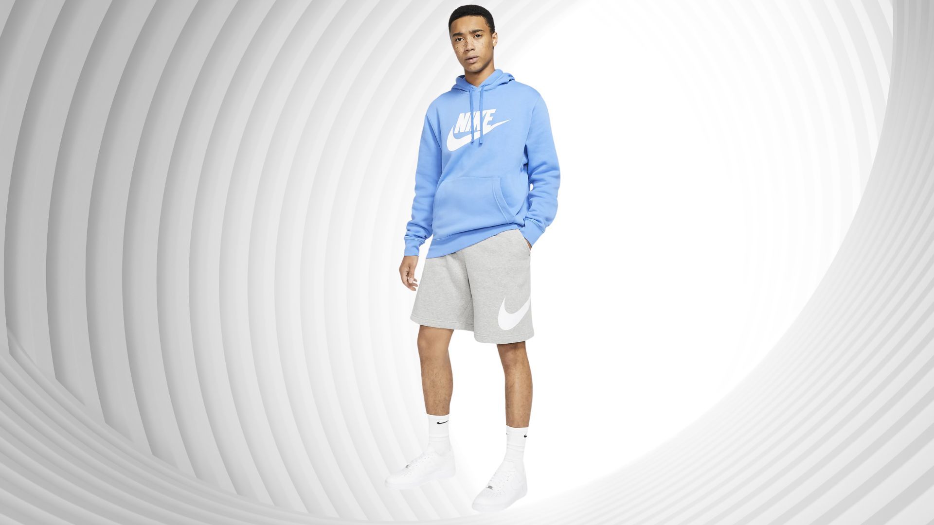 Nike Sportswear Club Men&#039;s Graphic Shorts at 38% off (Image via Nike)