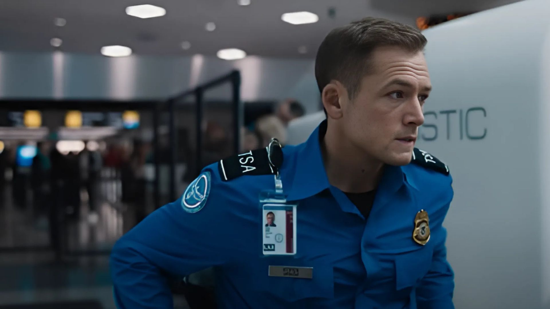 Taron Edgerton playing the role of a TSA officer Ethan Kopek in Carry-On | Image source: Netflix on YouTube