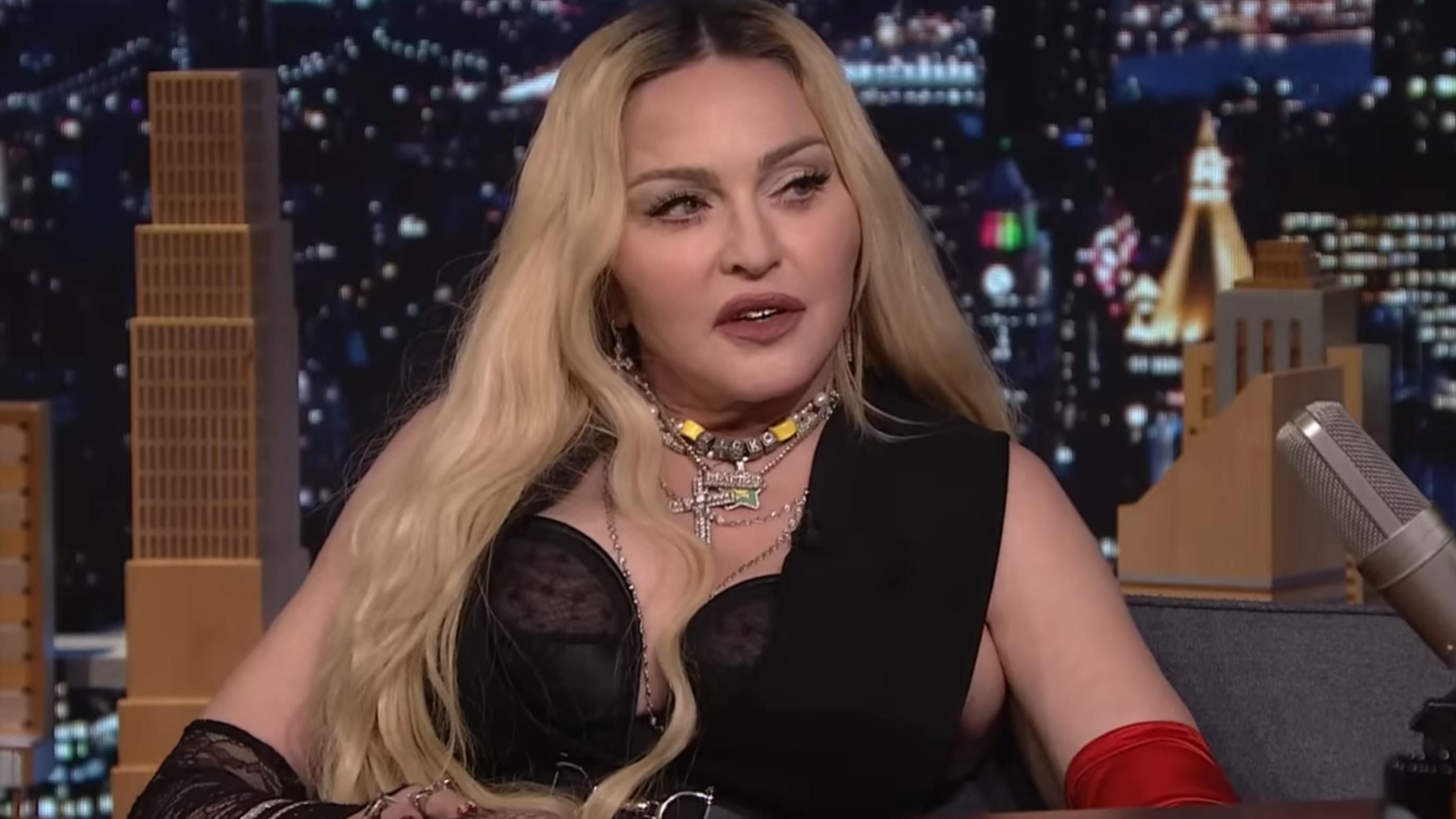 Madonna | Image Source: The Tonight Show Starring Jimmy Fallon via YouTube