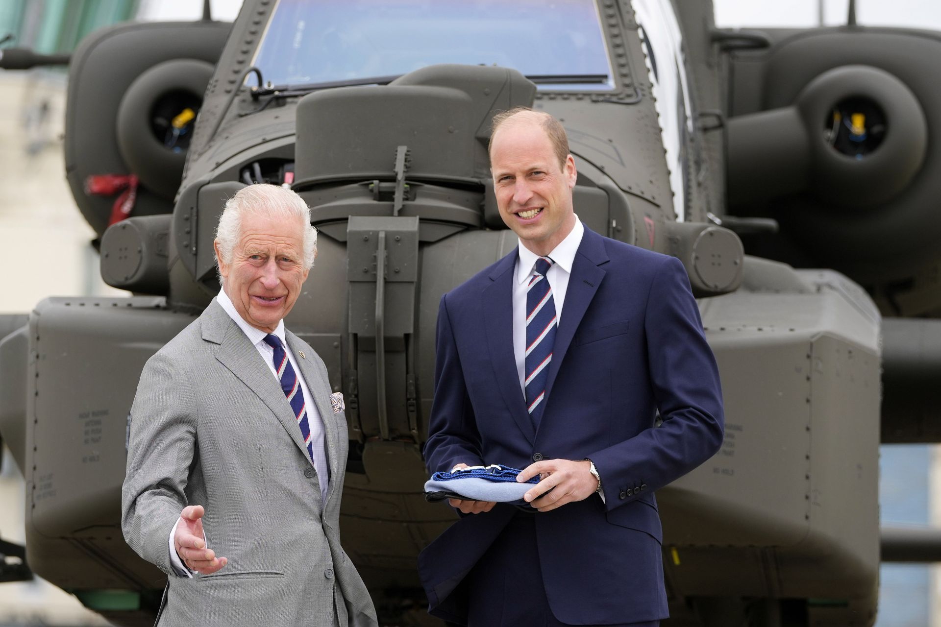 The King Passes Role Of Colonel-In-Chief Of The Army Air Corps To The Prince Of Wales - Source: Getty