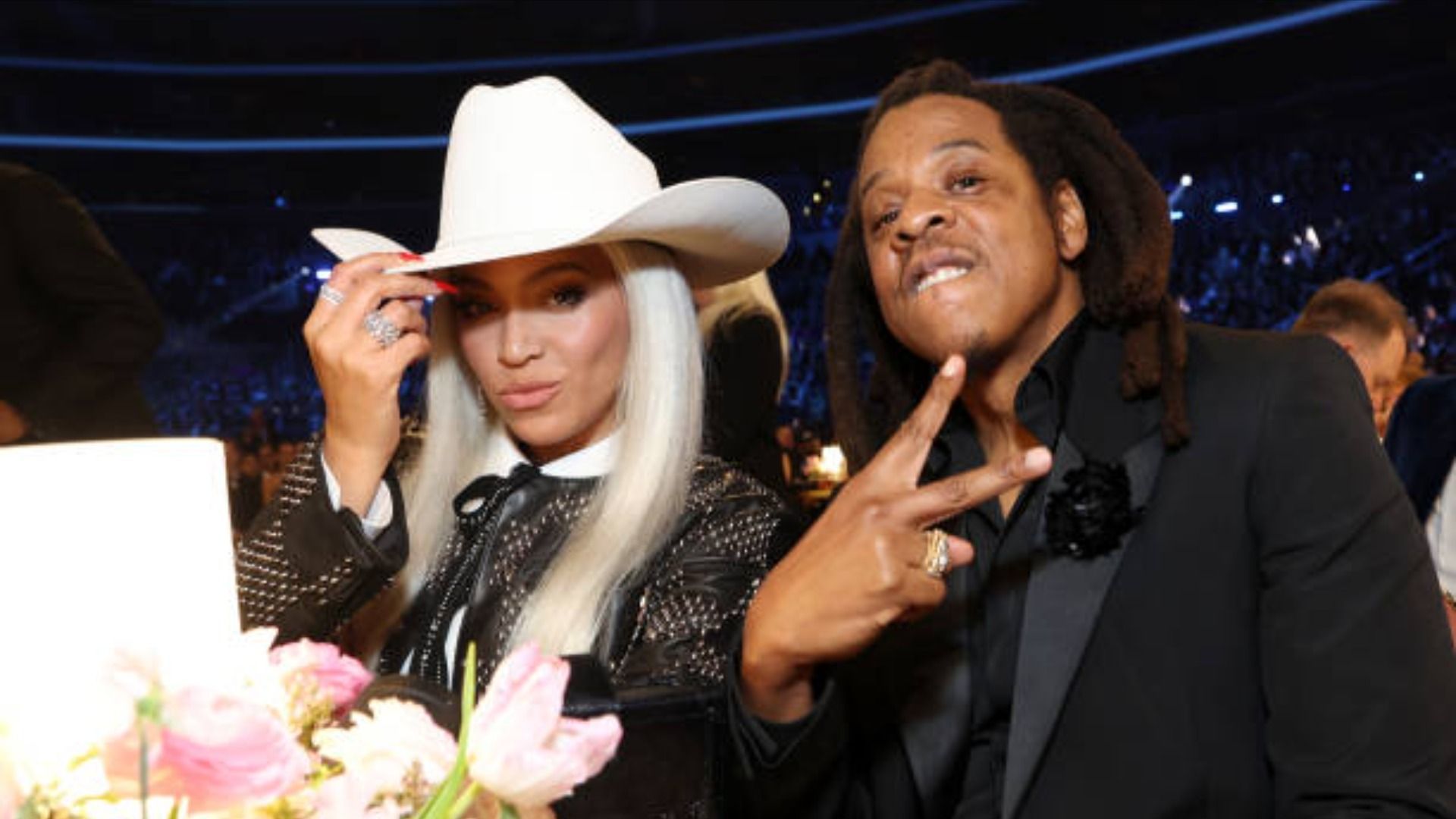 Beyonc&eacute; and Jay-Z attend the 66th GRAMMY Awards / Image Source: Getty.