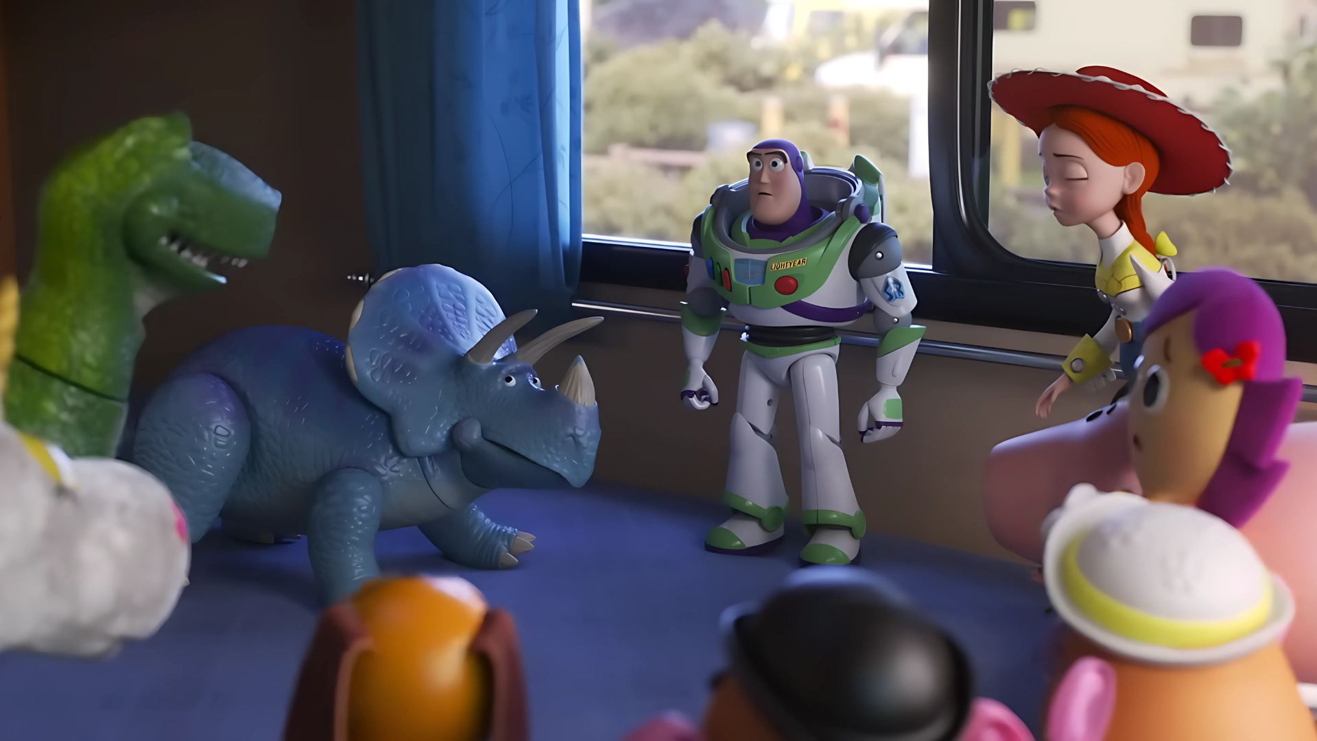 Tim Allen plays Buzz Lightyear in the franchise. (via Pixar)