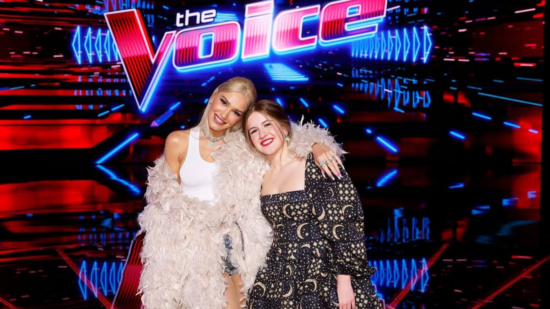 Sydney Sterlace and Coach Gwen Stefani from The Voice Season 26 | Image via Instagram/ @nbcthevoice