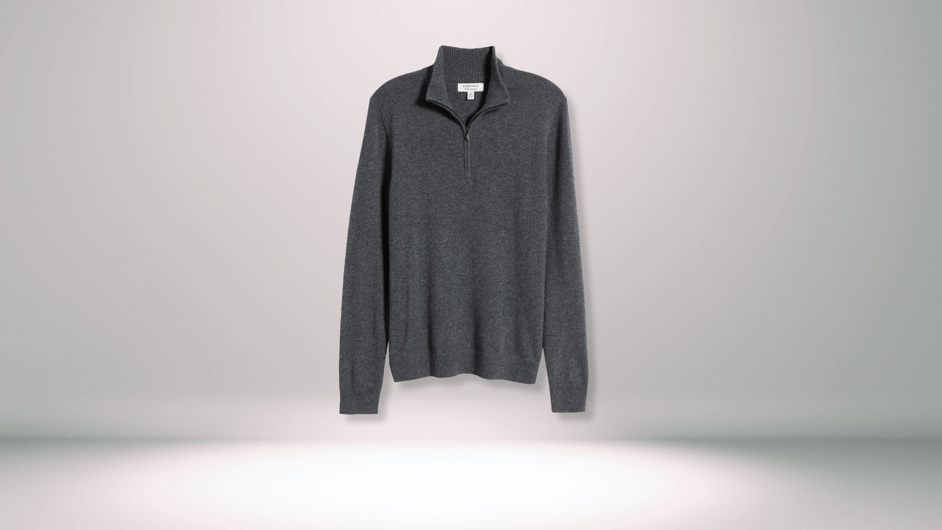 Cashmere Quarter-Zip Pullover Sweater (Image via Nordstrom)