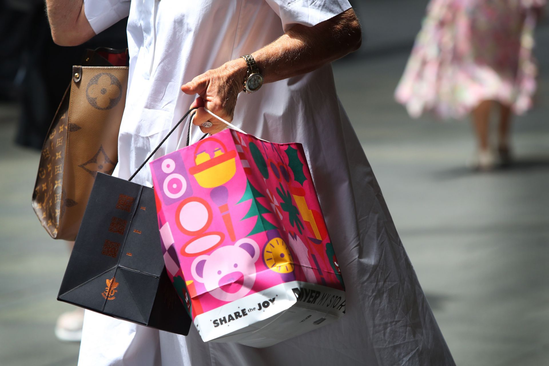 Christmas Shoppers As Australia