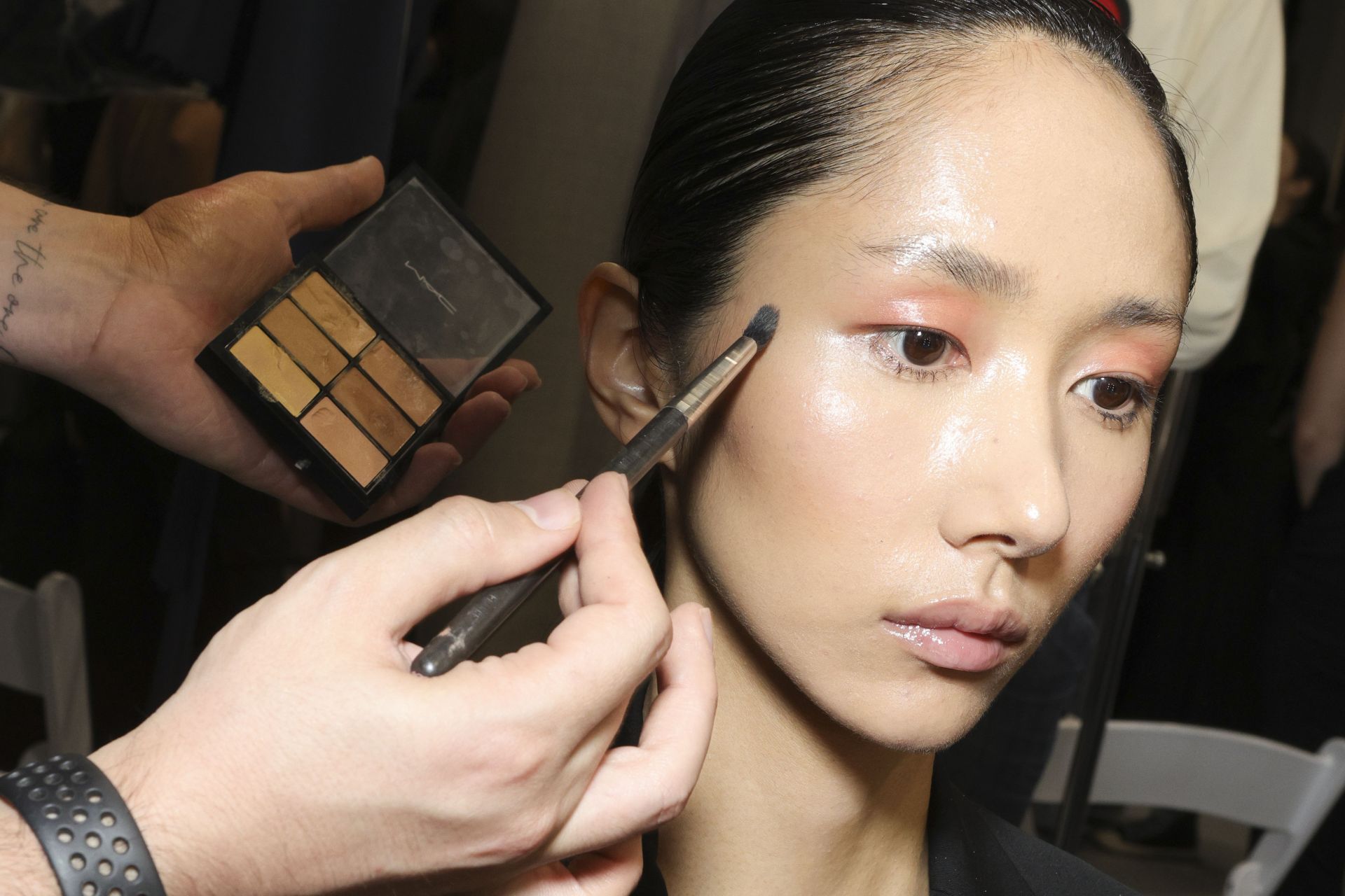 Dhruv Kapoor - Backstage - Milan Fashion Week - Menswear Spring/Summer 2025 - Image via Getty