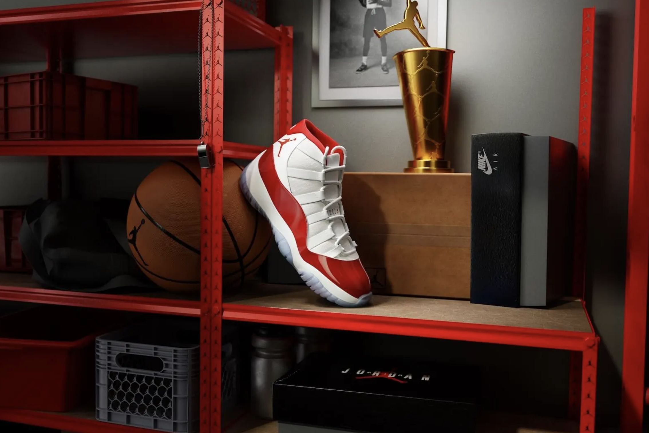 Air Jordan 11 &quot;Varsity Red&quot; (Image via Nike)