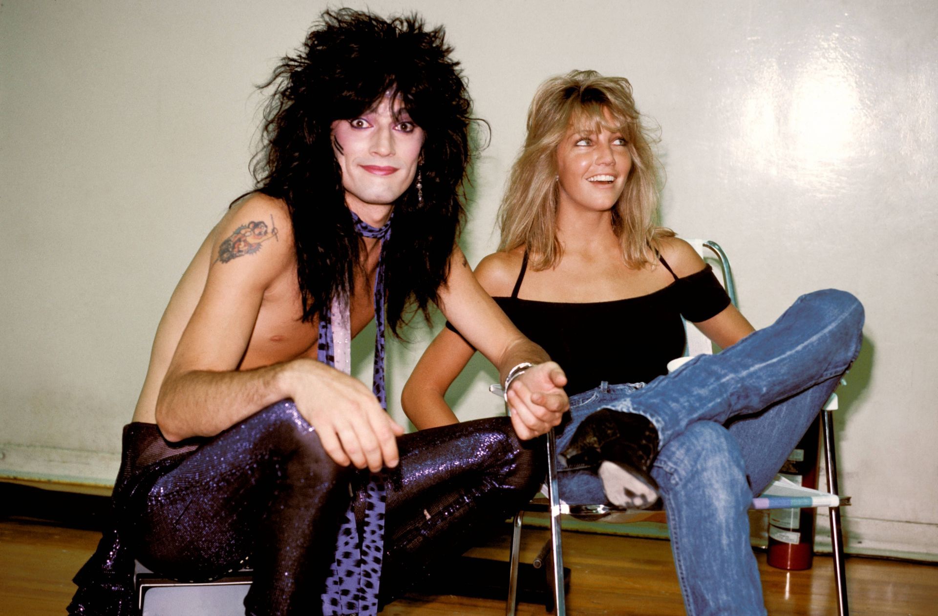 Heather Locklear and Tommy Lee (Photo by Richard E. Aaron/Redferns)