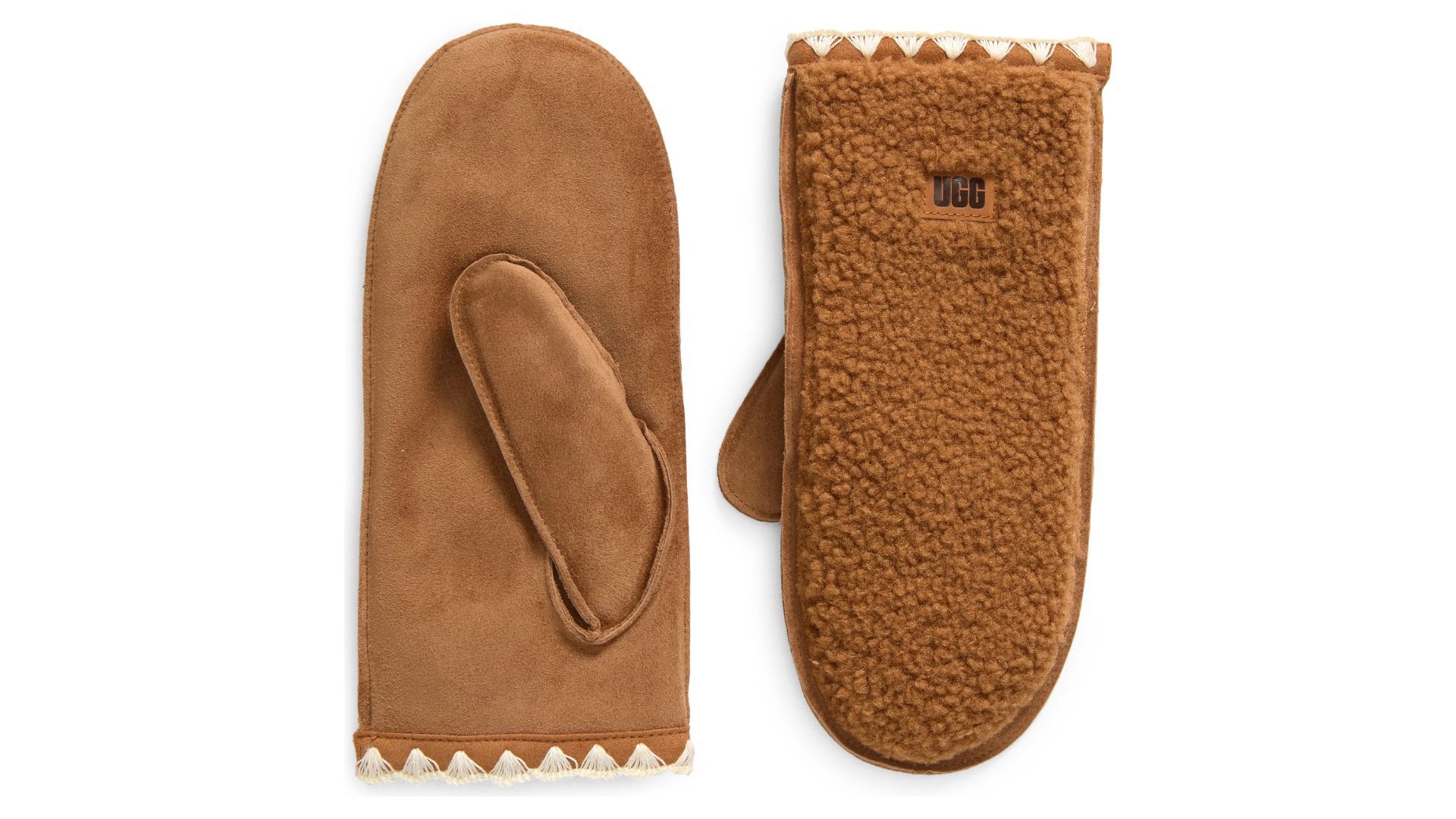 UGGfluff Scalloped Mittens (Image via Nordstrom)