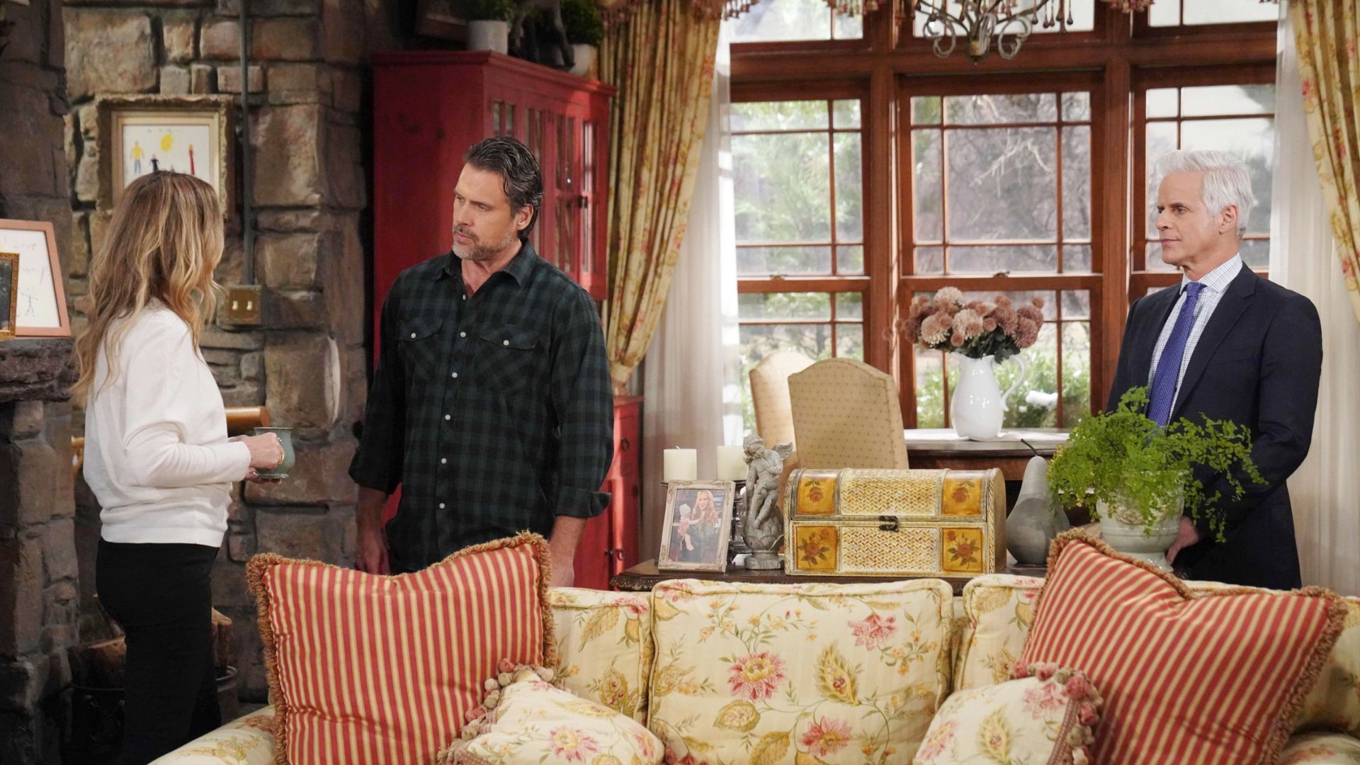 Michael, Nick, and Sharon have questions on The Young and the Restless | Image: JPI