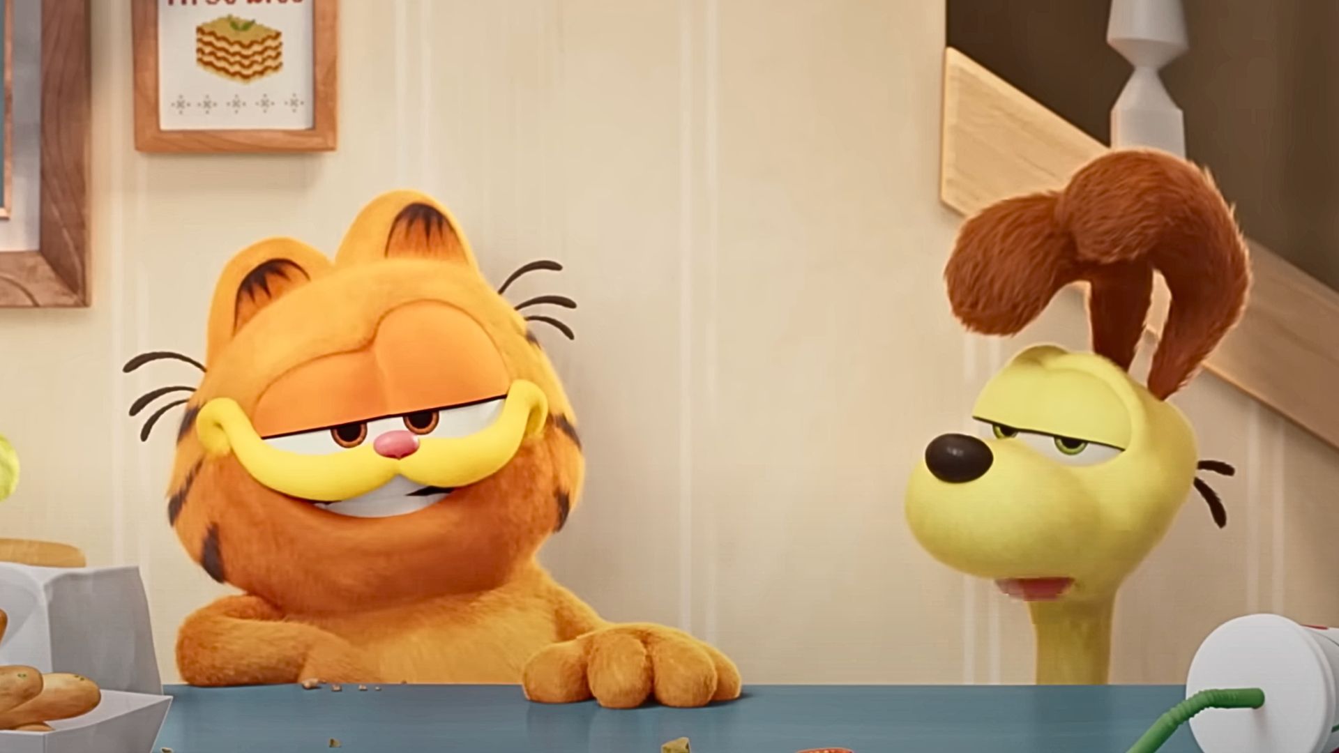 A scene from The Garfield Movie | Image Via: Columbia Pictures