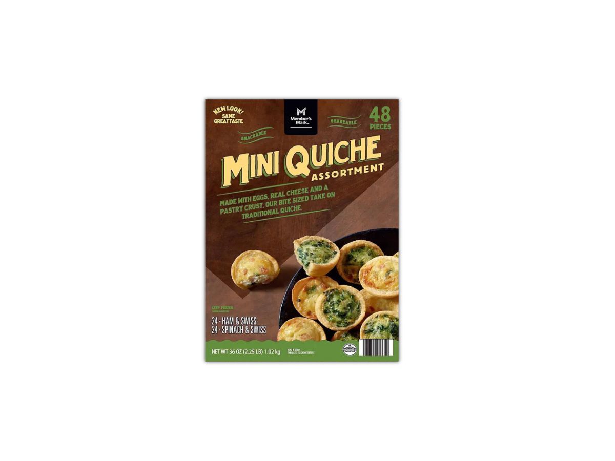 Member&#039;s Mark Mini Quiche Assortment (Image via Sam&#039;s Club)