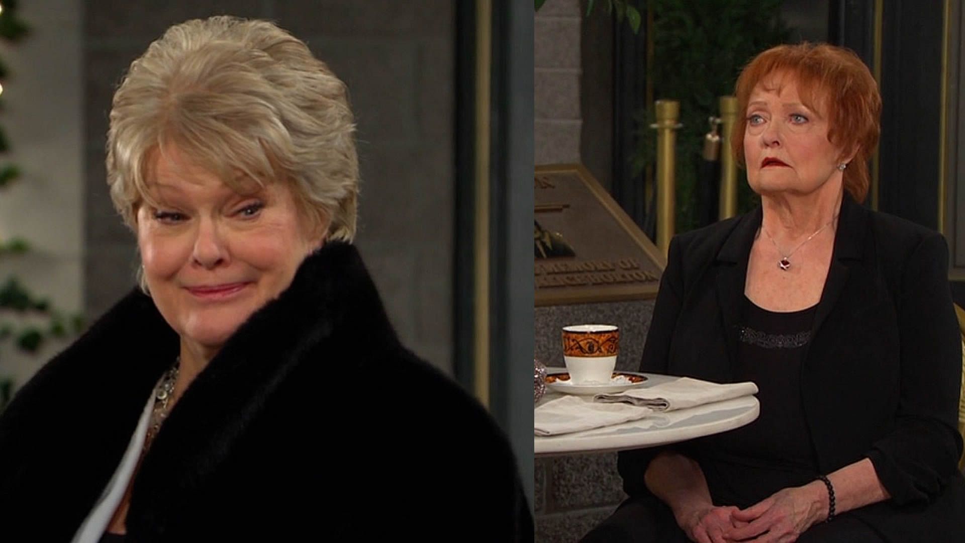 Days of Our Lives&#039; Liz and Marie meeting face-to-face. | Image Source: Peacock