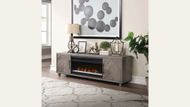 Parker 80” TV Console with Electric Fireplace